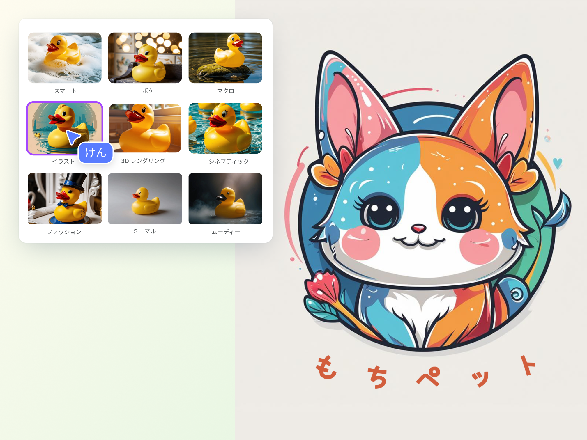 Canva 生成AIと会話しながら、理想のロゴを作成