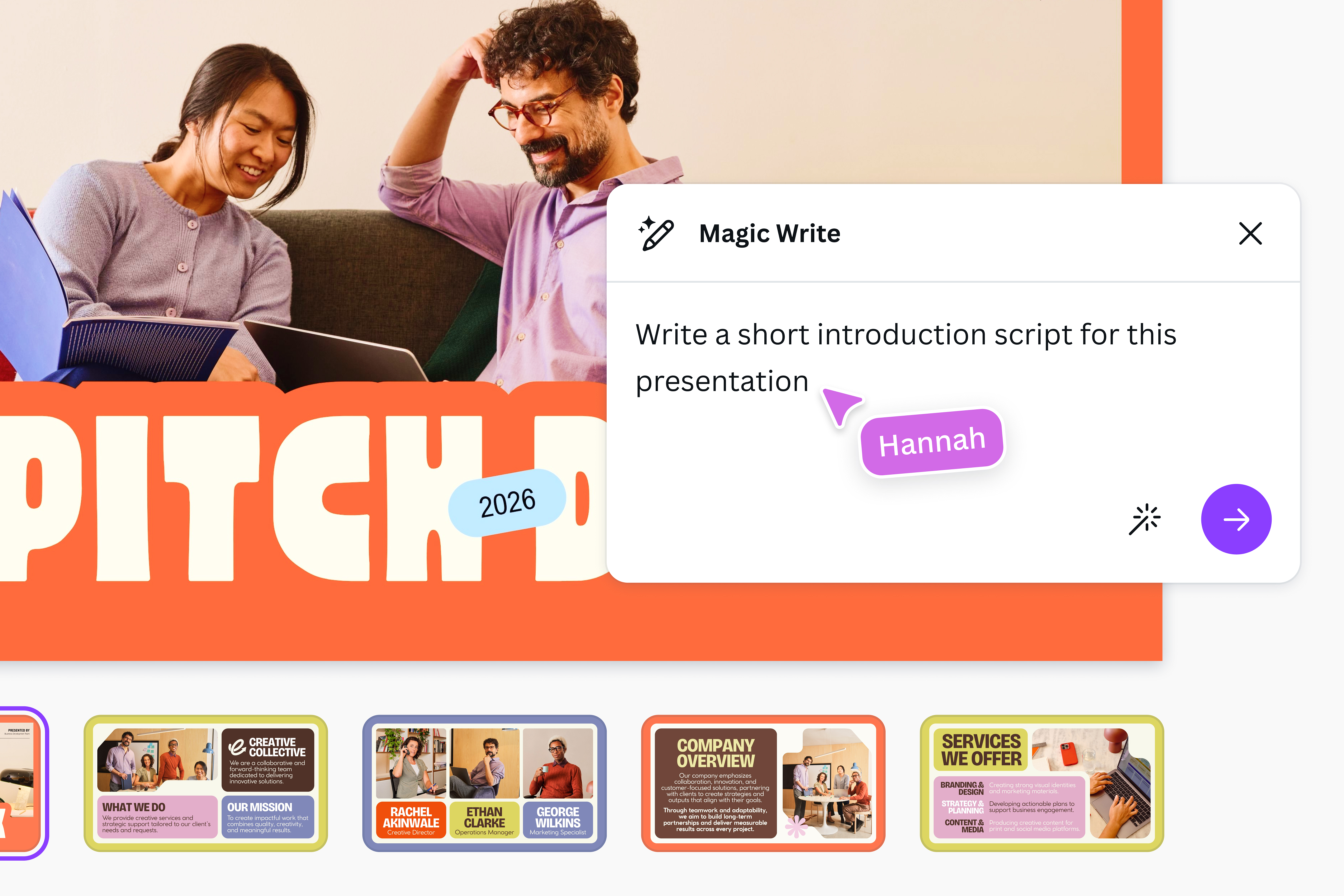 Access Canva’s AI tools