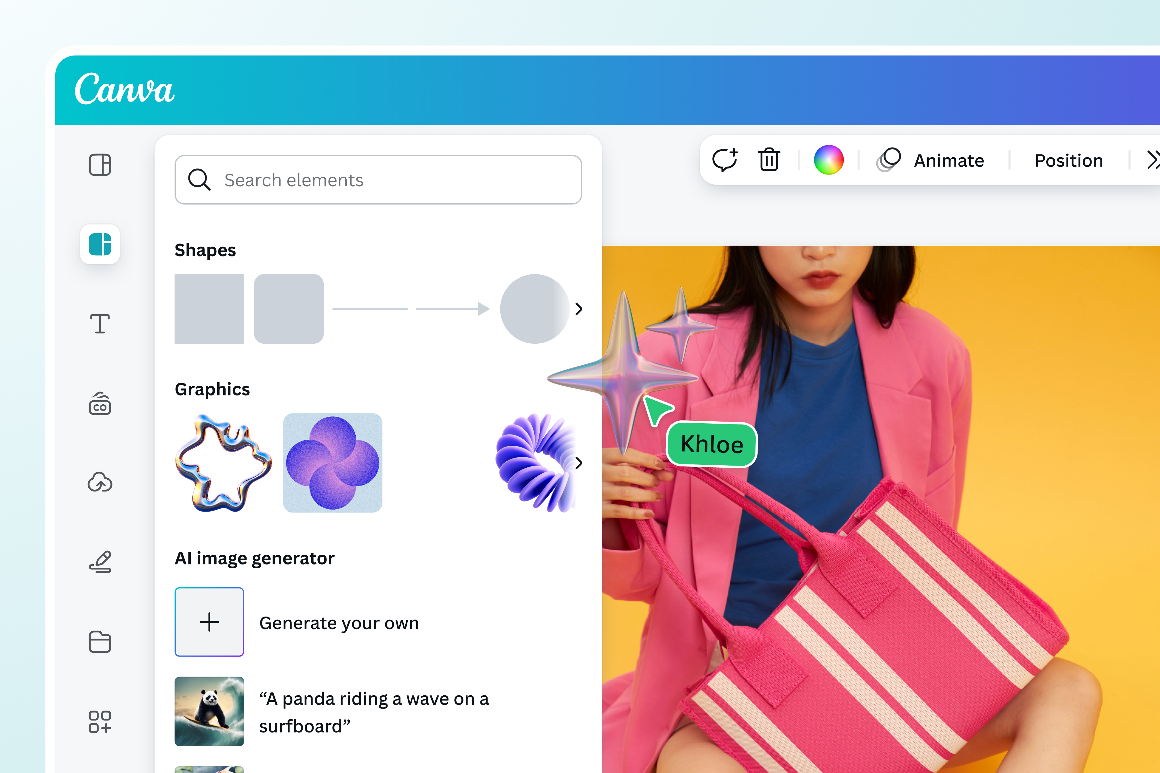 Add graphics to your photo