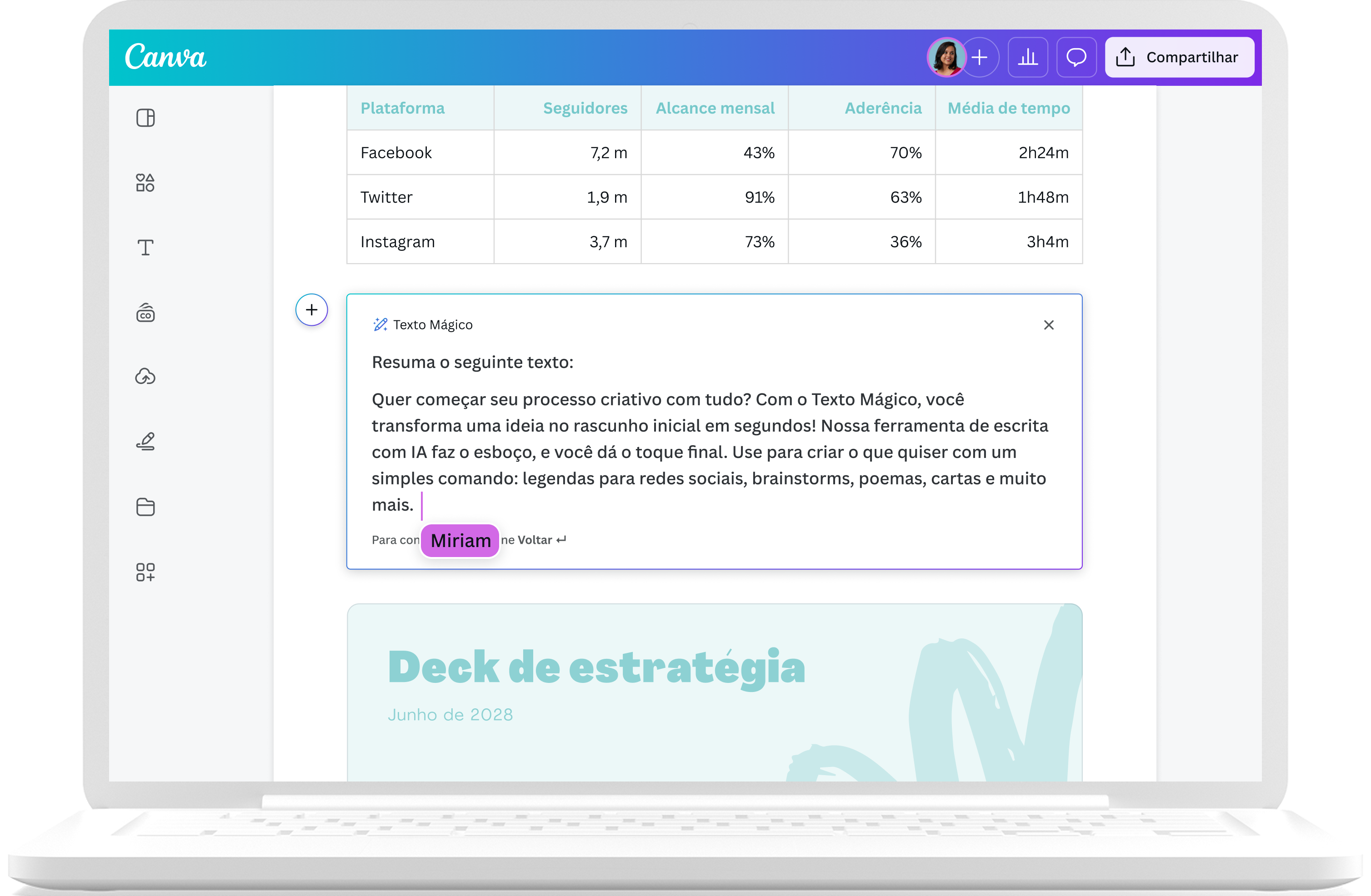 Como usar o Texto Mágico™