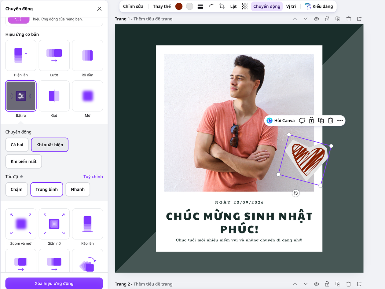 Làm sticker chuyển động trên nền ảnh tĩnh Làm sticker chuyển động trên nền ảnh tĩnh