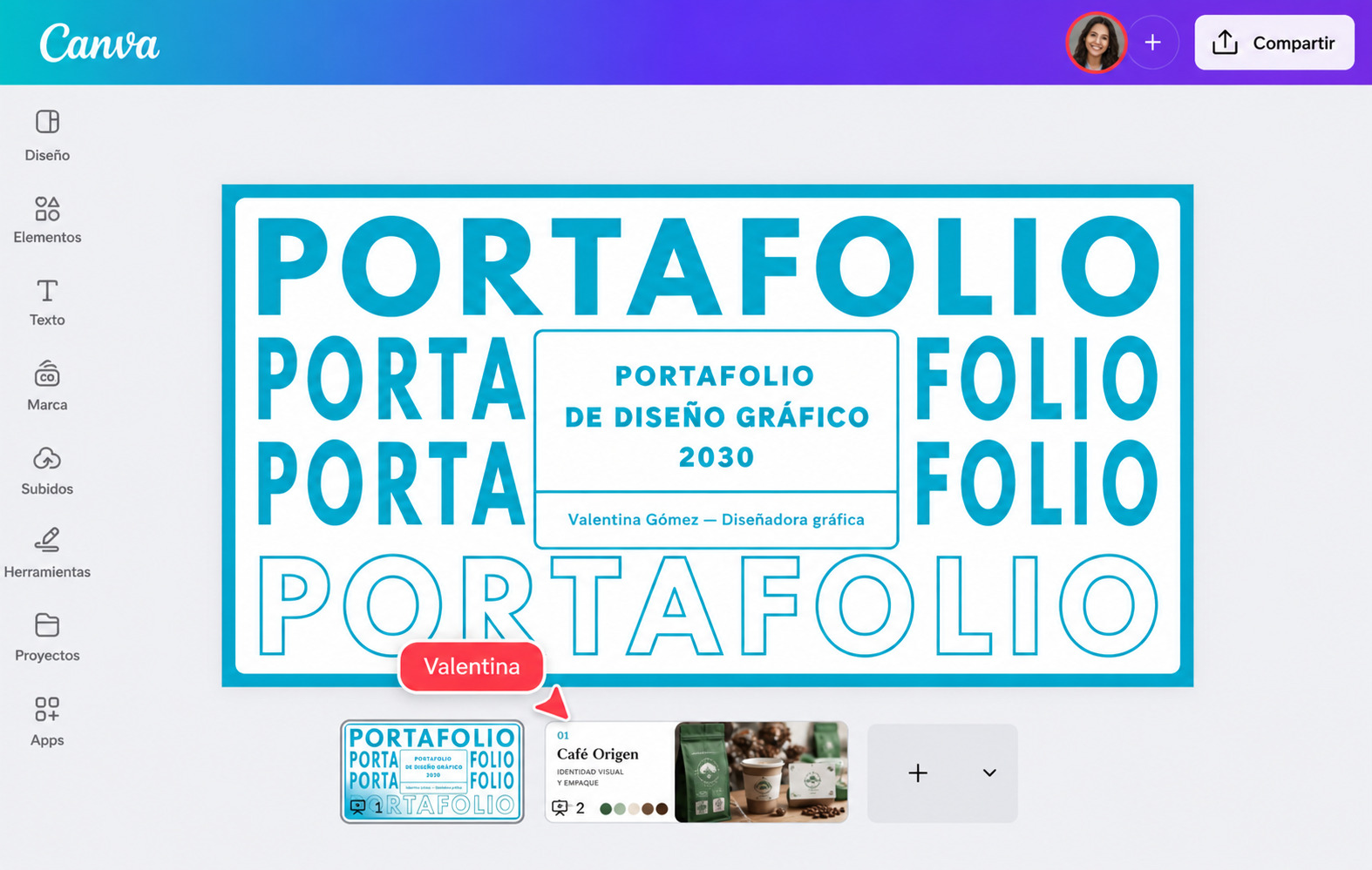 Ejemplo de un portafolio de diseñador gráfico Ejemplo de un portafolio de diseñador gráfico