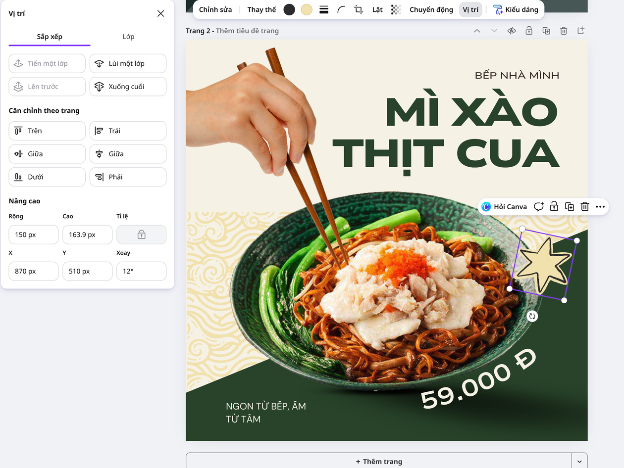 Căn sticker theo chủ thể và màu sắc bức ảnh Căn sticker theo chủ thể và màu sắc bức ảnh