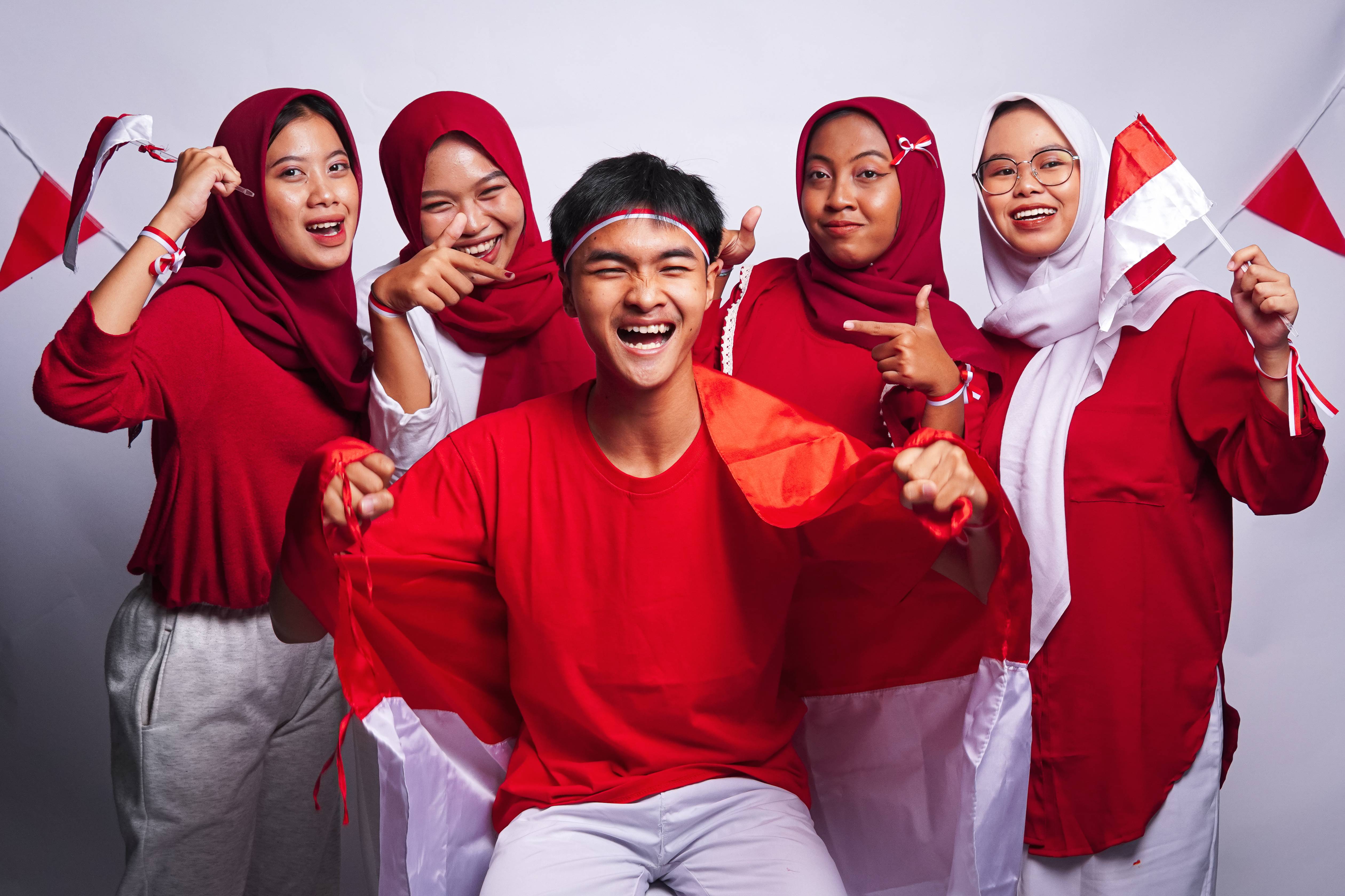 edit background merah putih