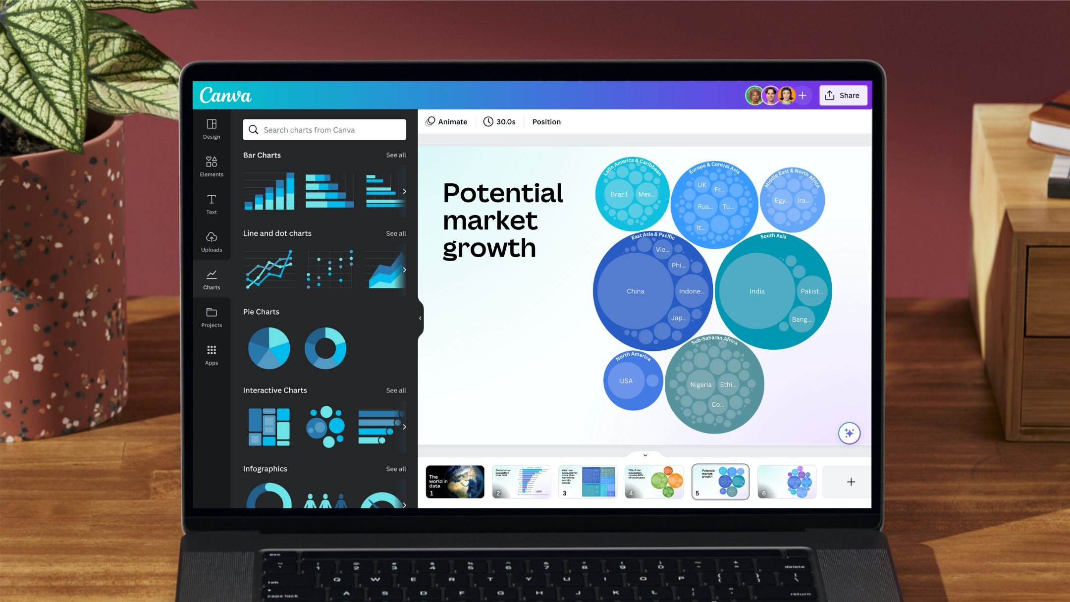 Introducing world-leading data visualization in Canva