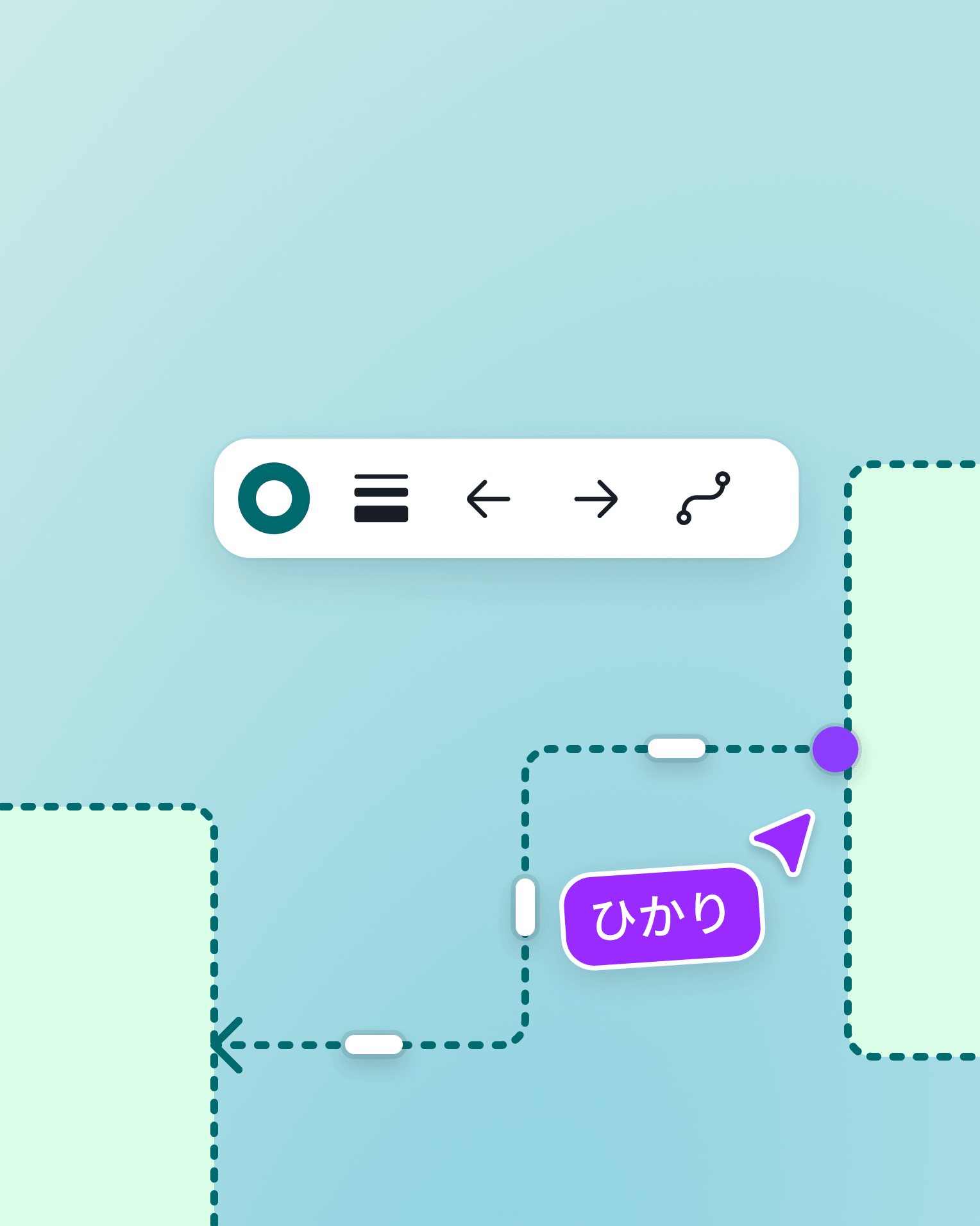 付箋・図形・線を使って情報をわかりやすく整理