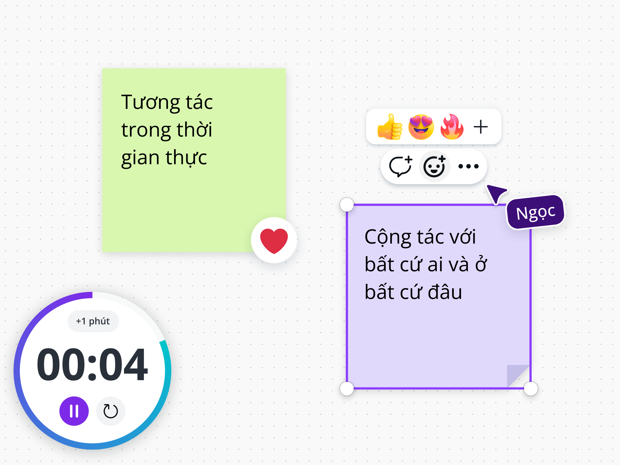 A preview of real-time collaboration on a whiteboard