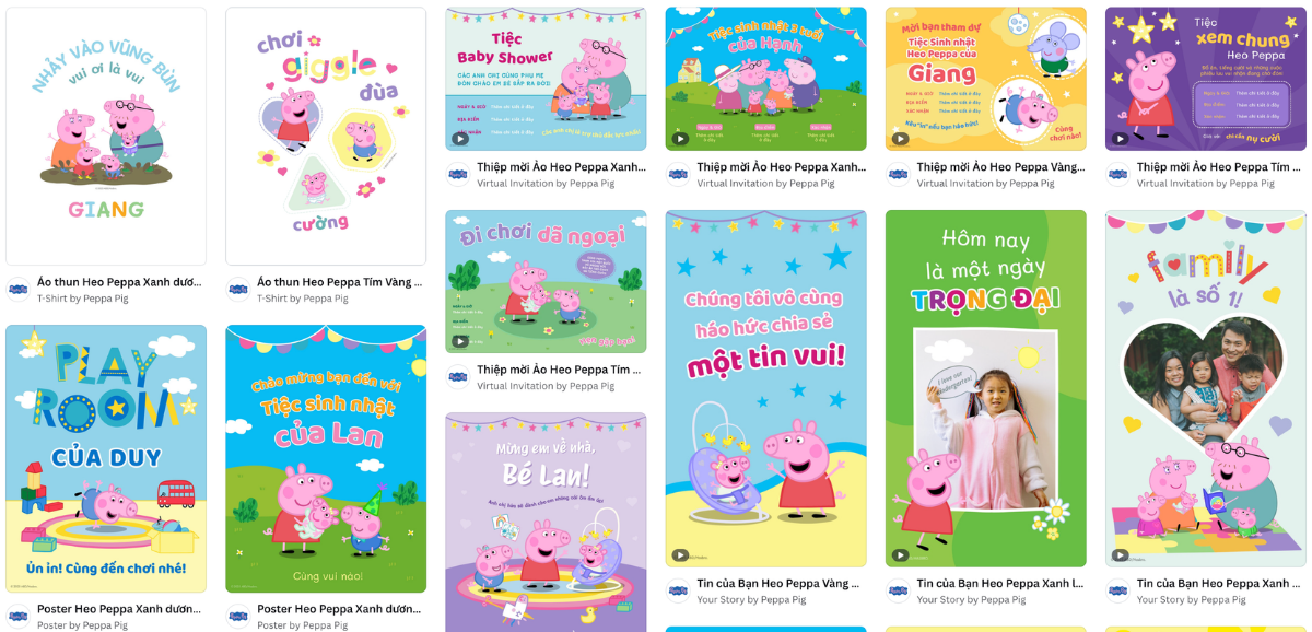 Các mẫu heo Peppa có sẵn hero image