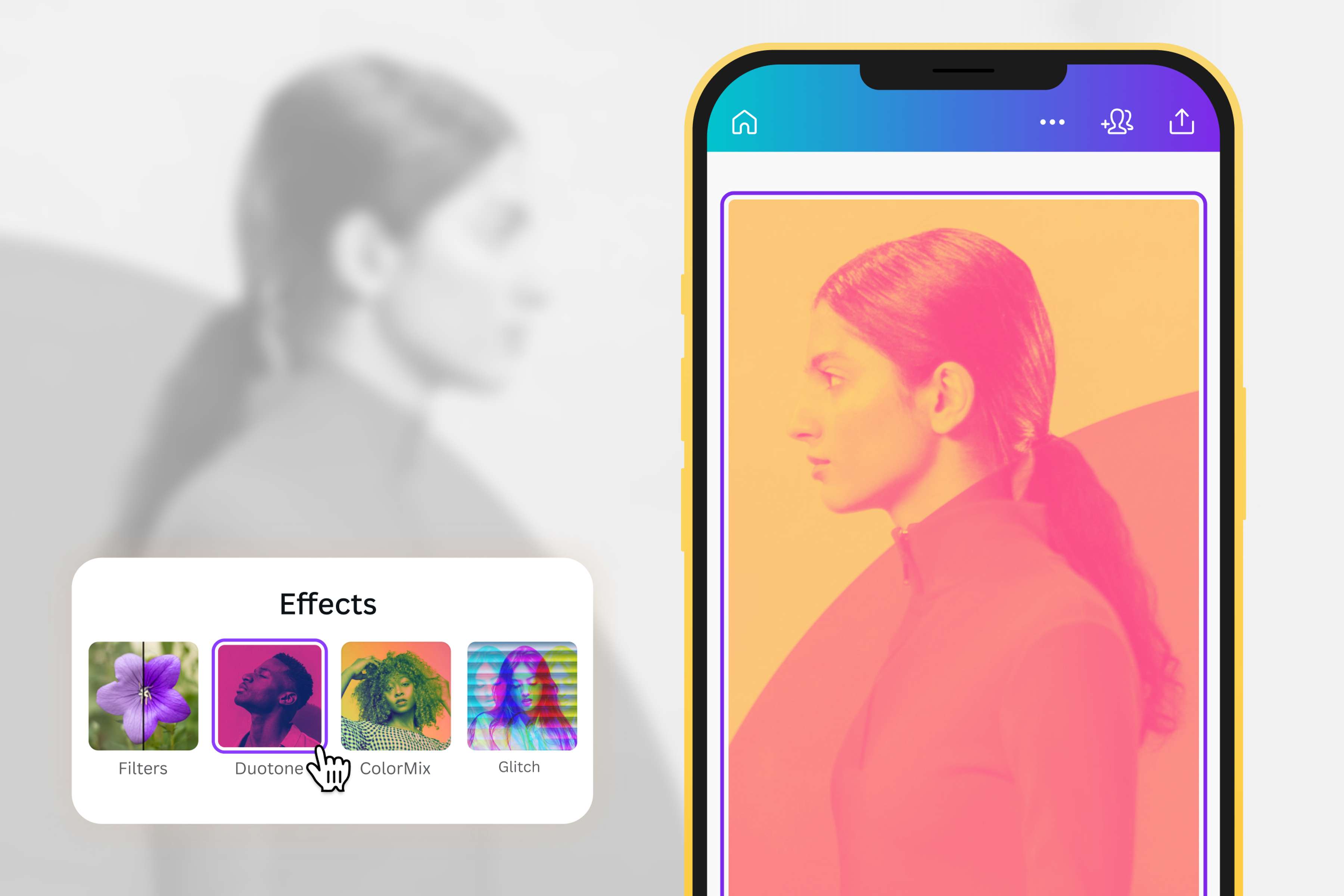 fitur putar foto canva