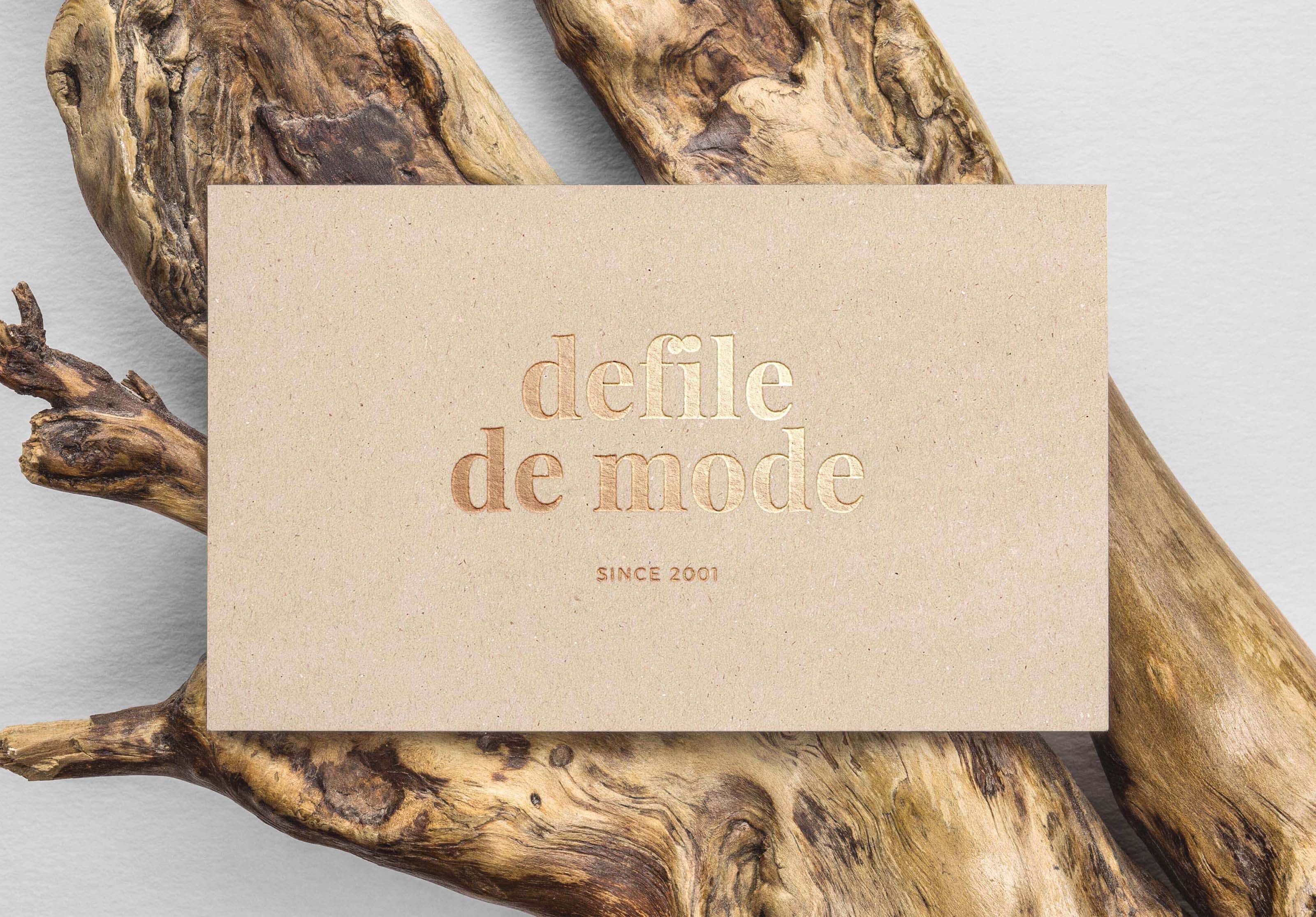 A stunning collection of 50 letterpress business cards