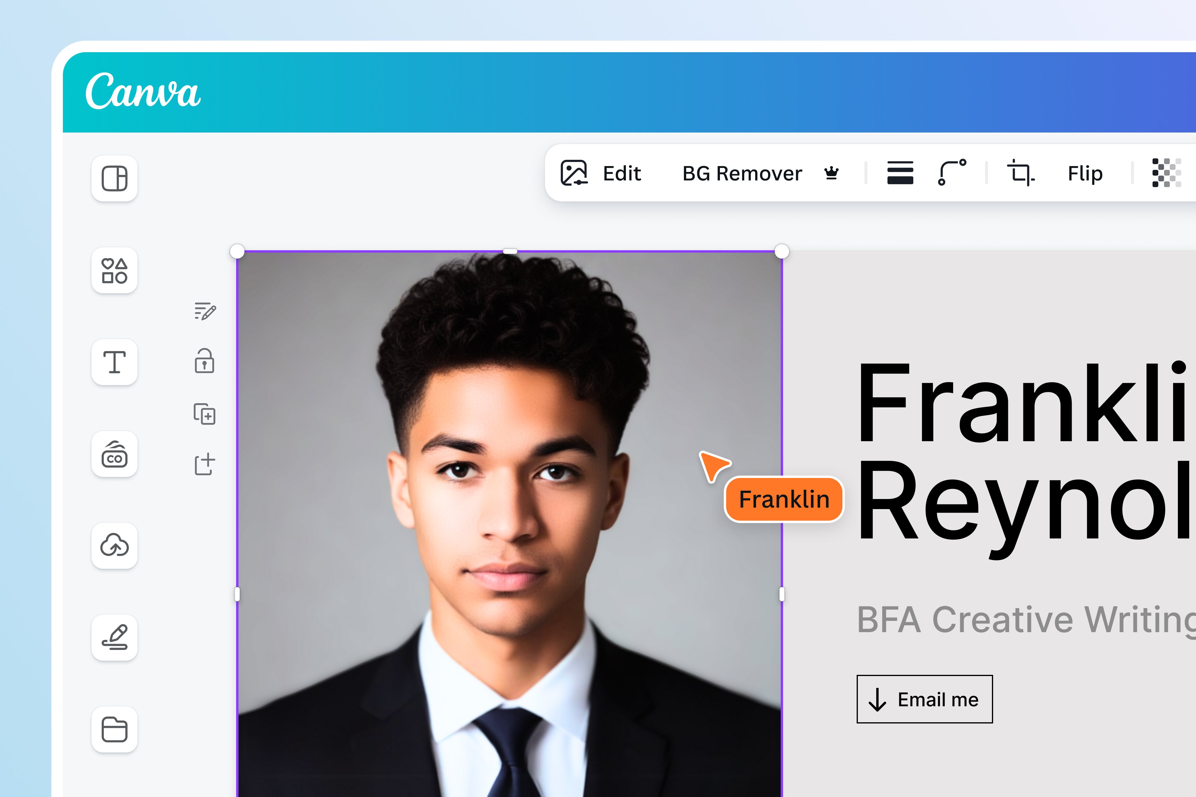 Enhance your AI-generated headshot