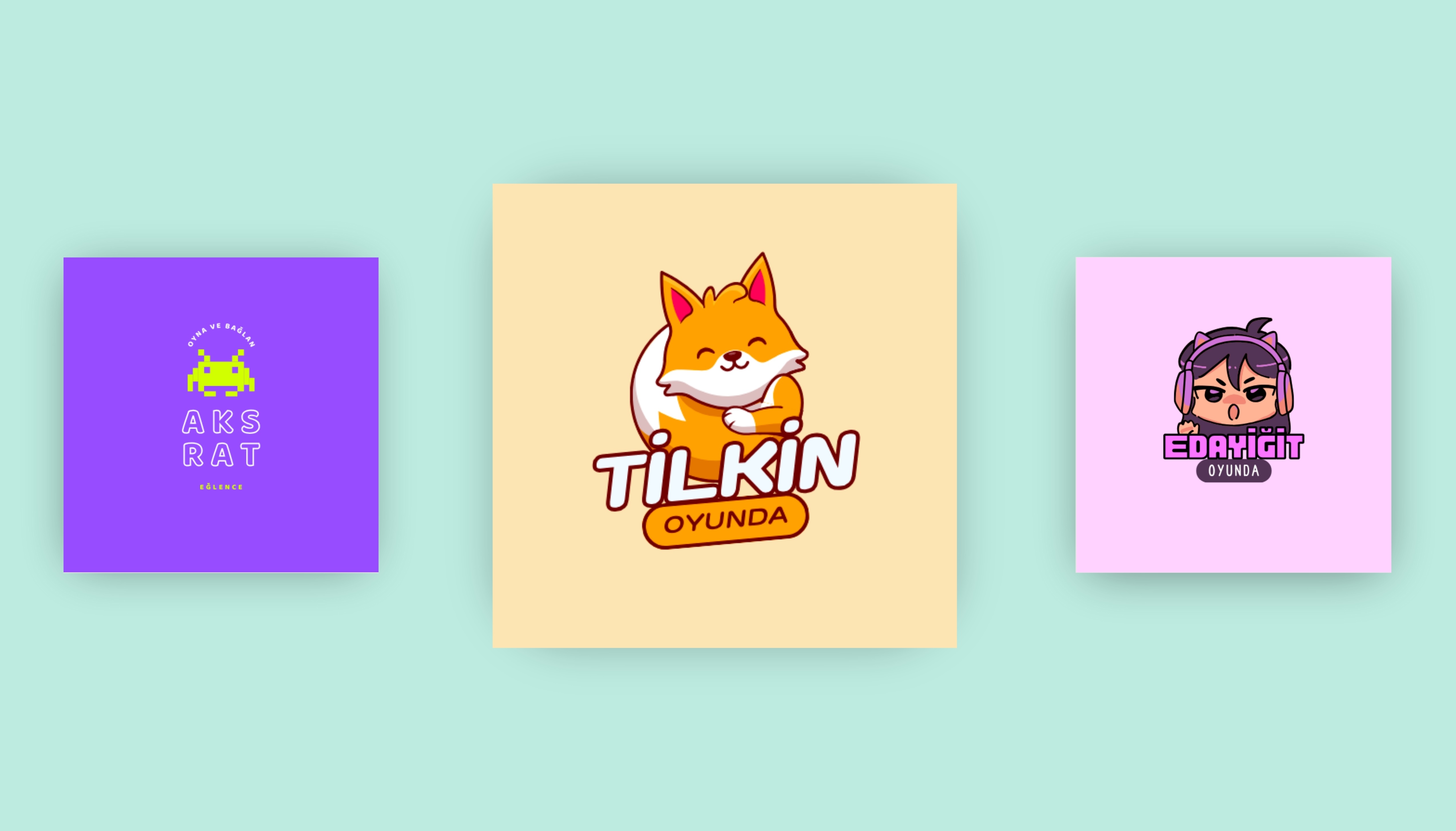 oyun logo tasarım - Canva oyun logo tasarım - Canva