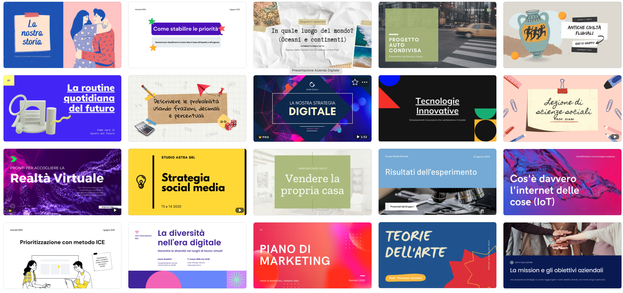 Creare sfondi presentazioni con Canva