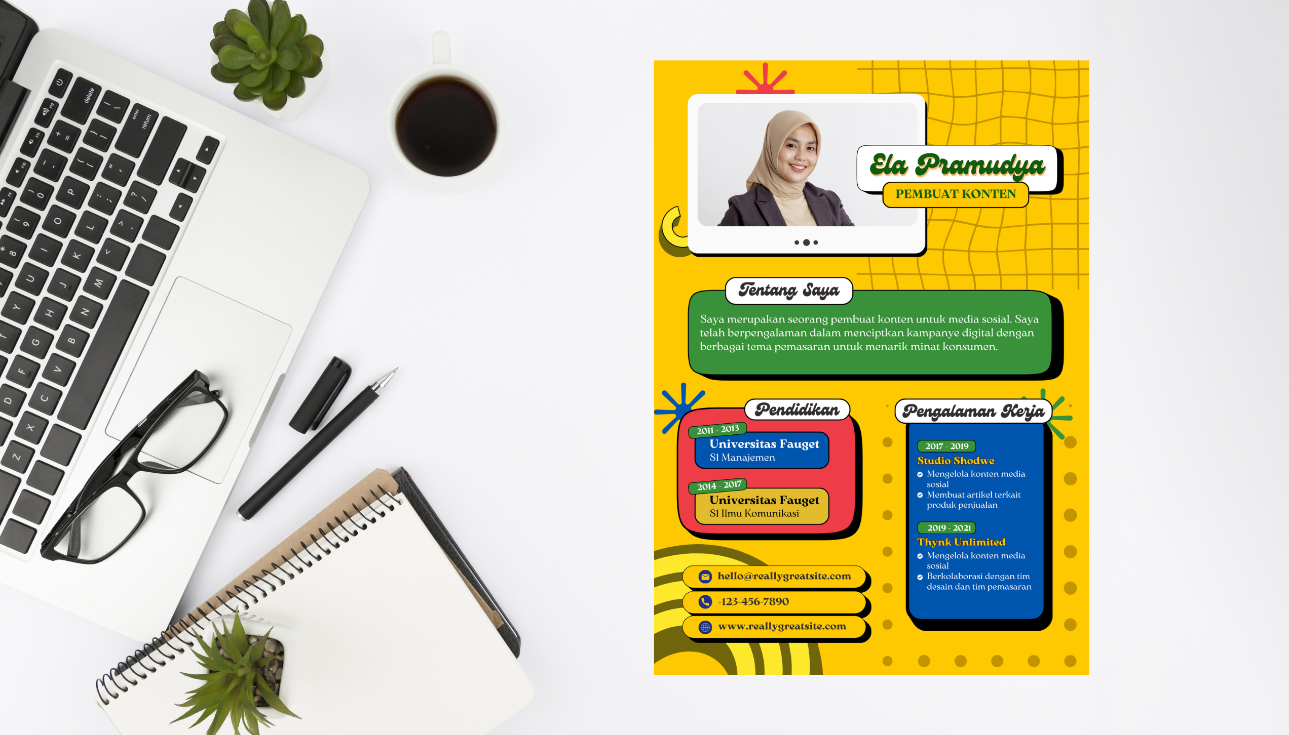 cara membuat cv yang menarik