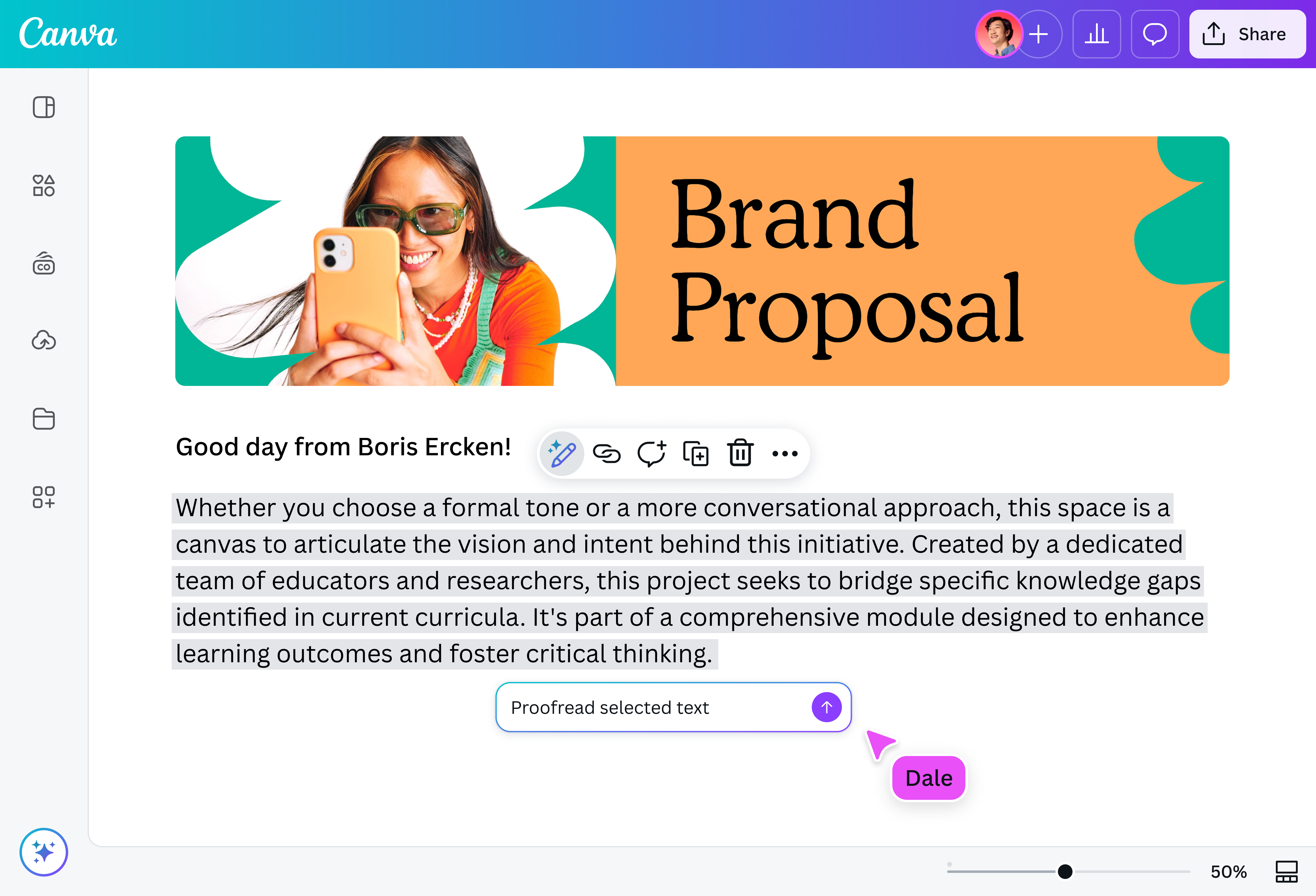AI Proofreader: Check grammar, spelling, and more | Canva