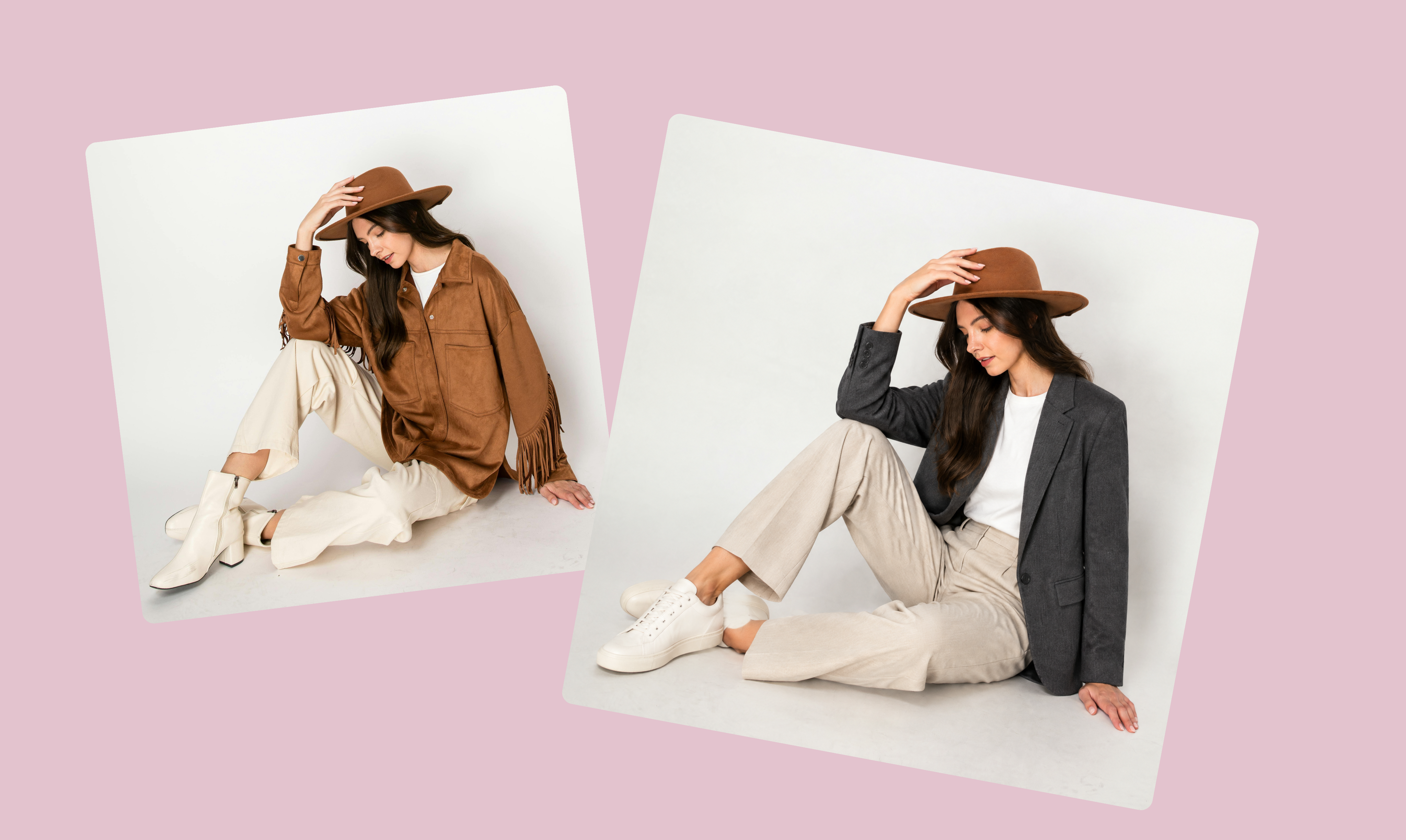 Foto con outfit cambiato usando il cambio vestiti AI di Canva