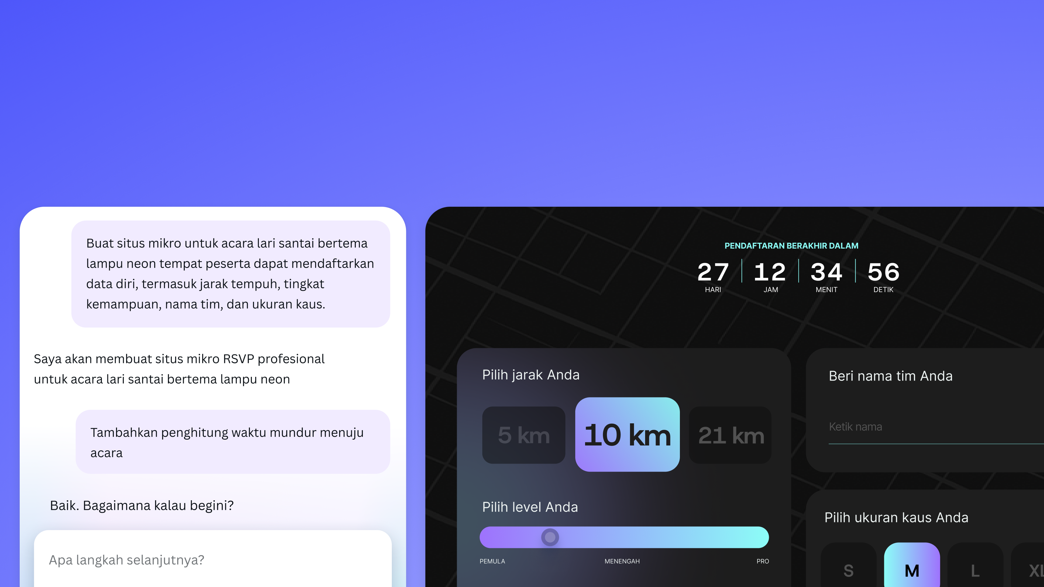 Preview of Canva website templates