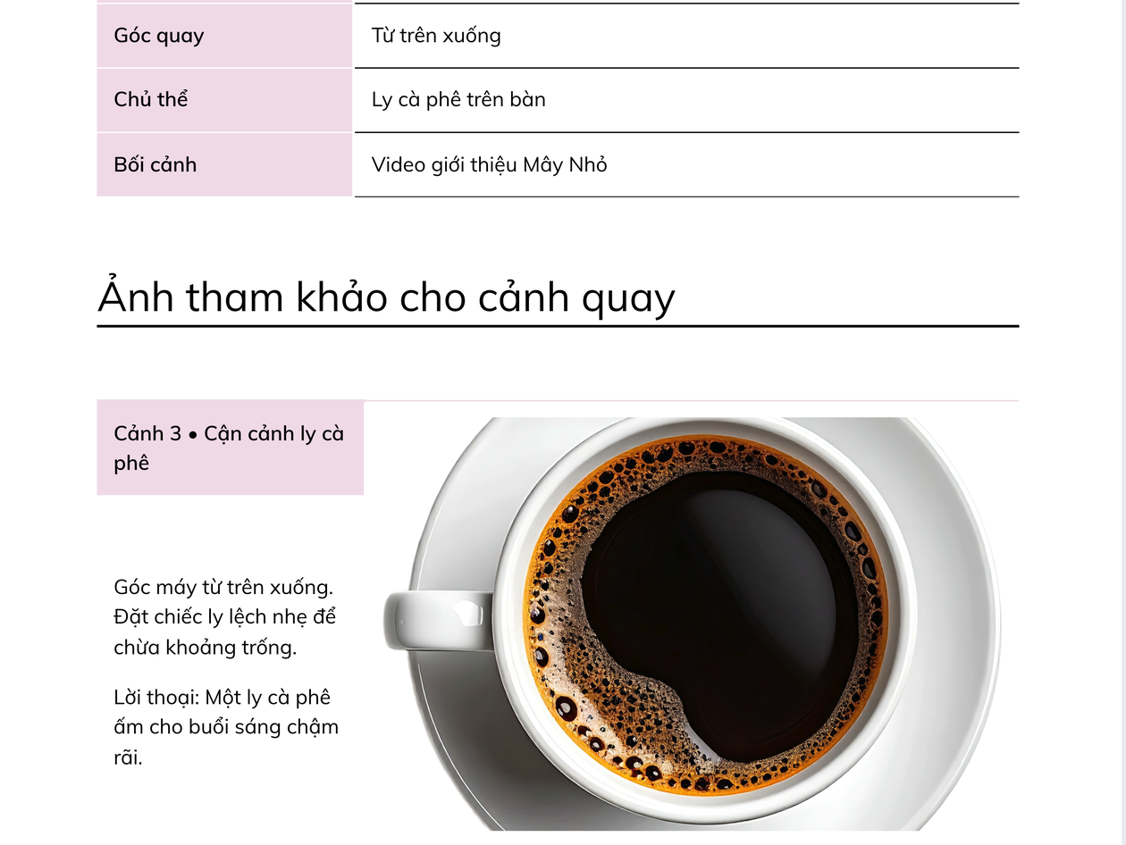 Minh họa góc quay ngay bên cạnh cảnh cần thực hiện Minh họa góc quay ngay bên cạnh cảnh cần thực hiện