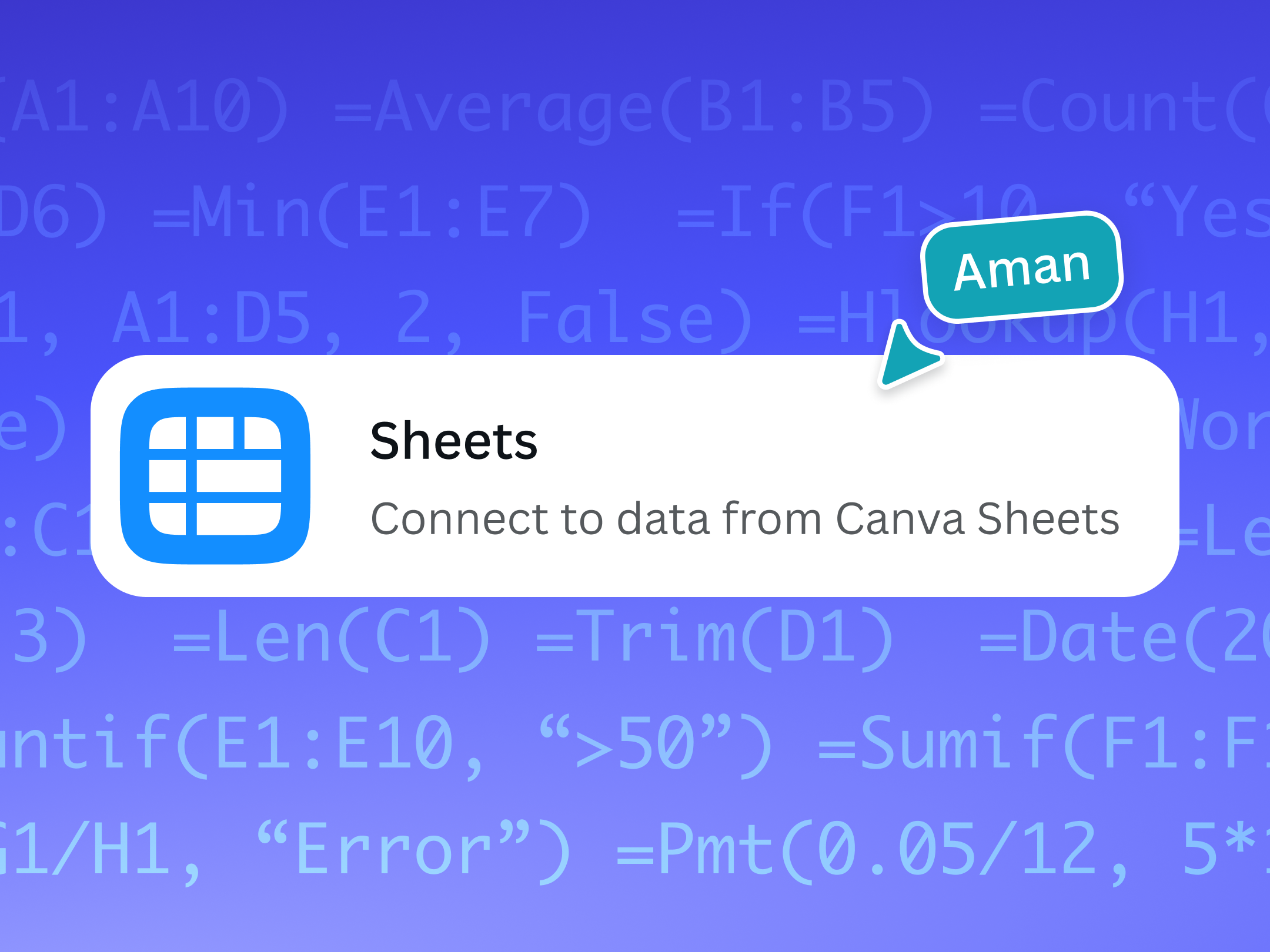 Connect decks to data sources