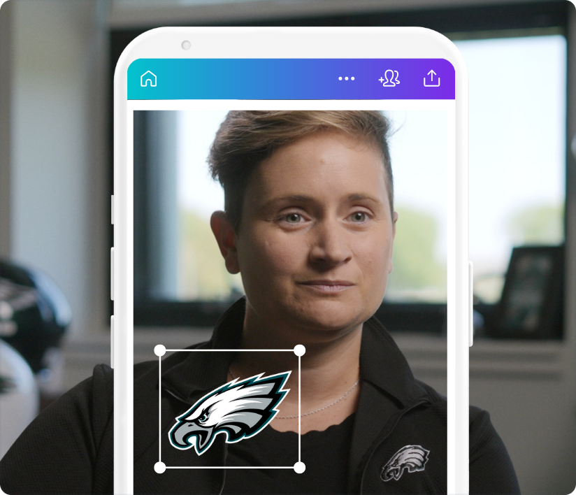 How Philadelphia Eagles use Canva to connect with millions of fans