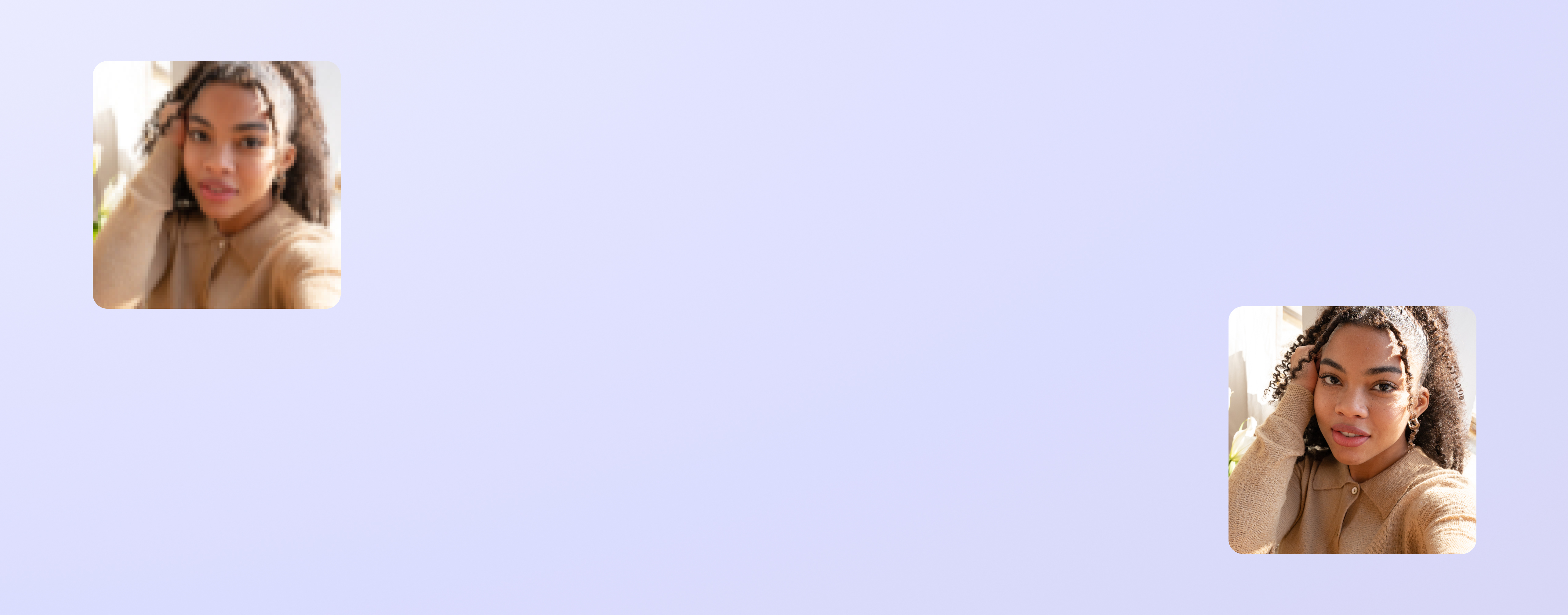 Unpixelate Image Hero Banner