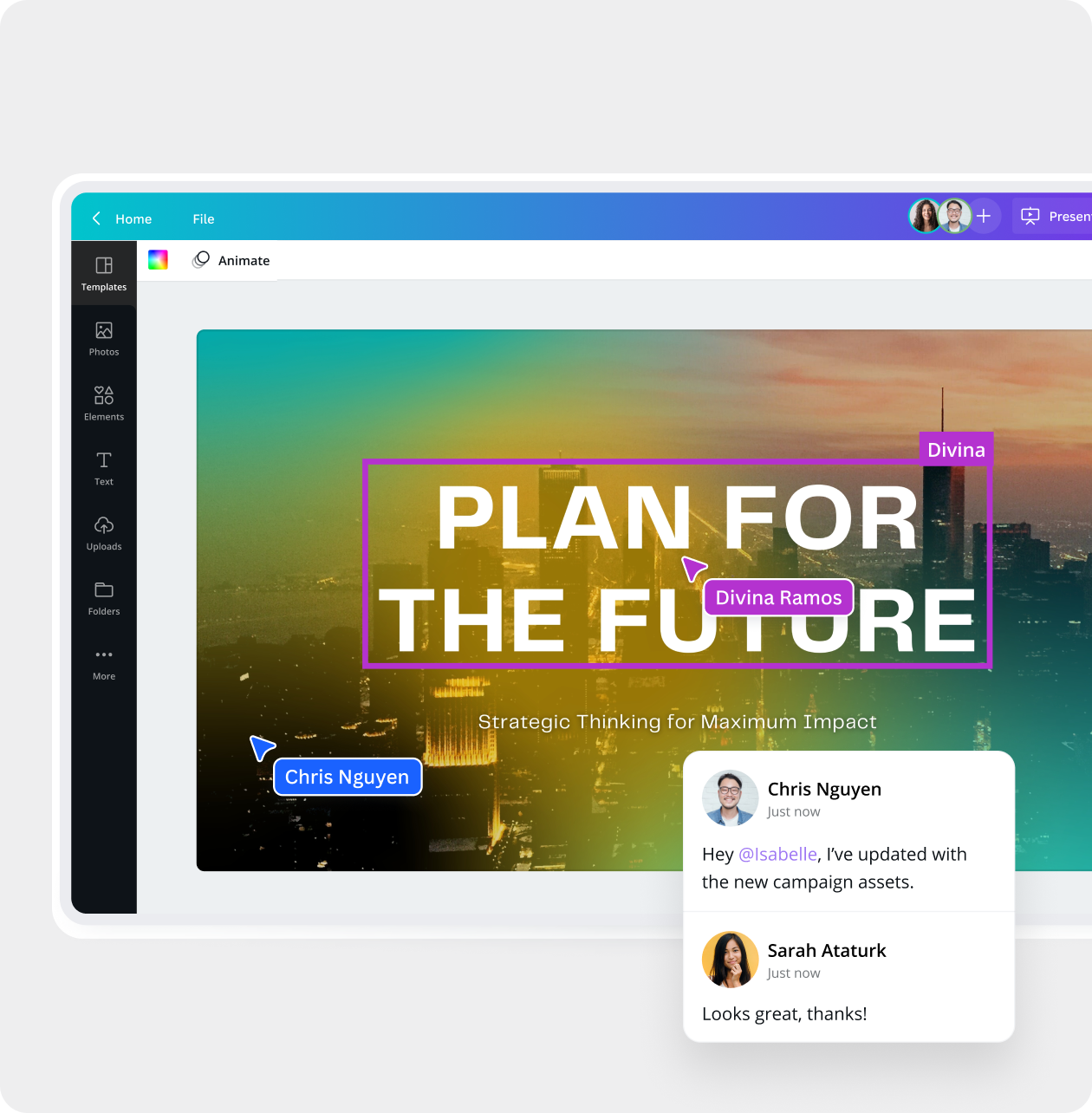 05-tech Tech presentation editing in Canva