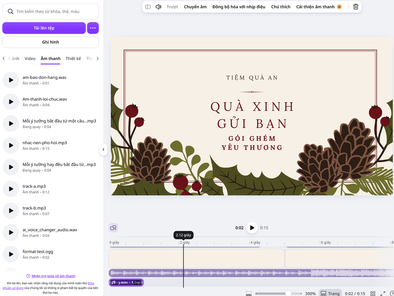 Đưa âm thanh riêng vào câu chuyện của bạn Đưa âm thanh riêng vào câu chuyện của bạn