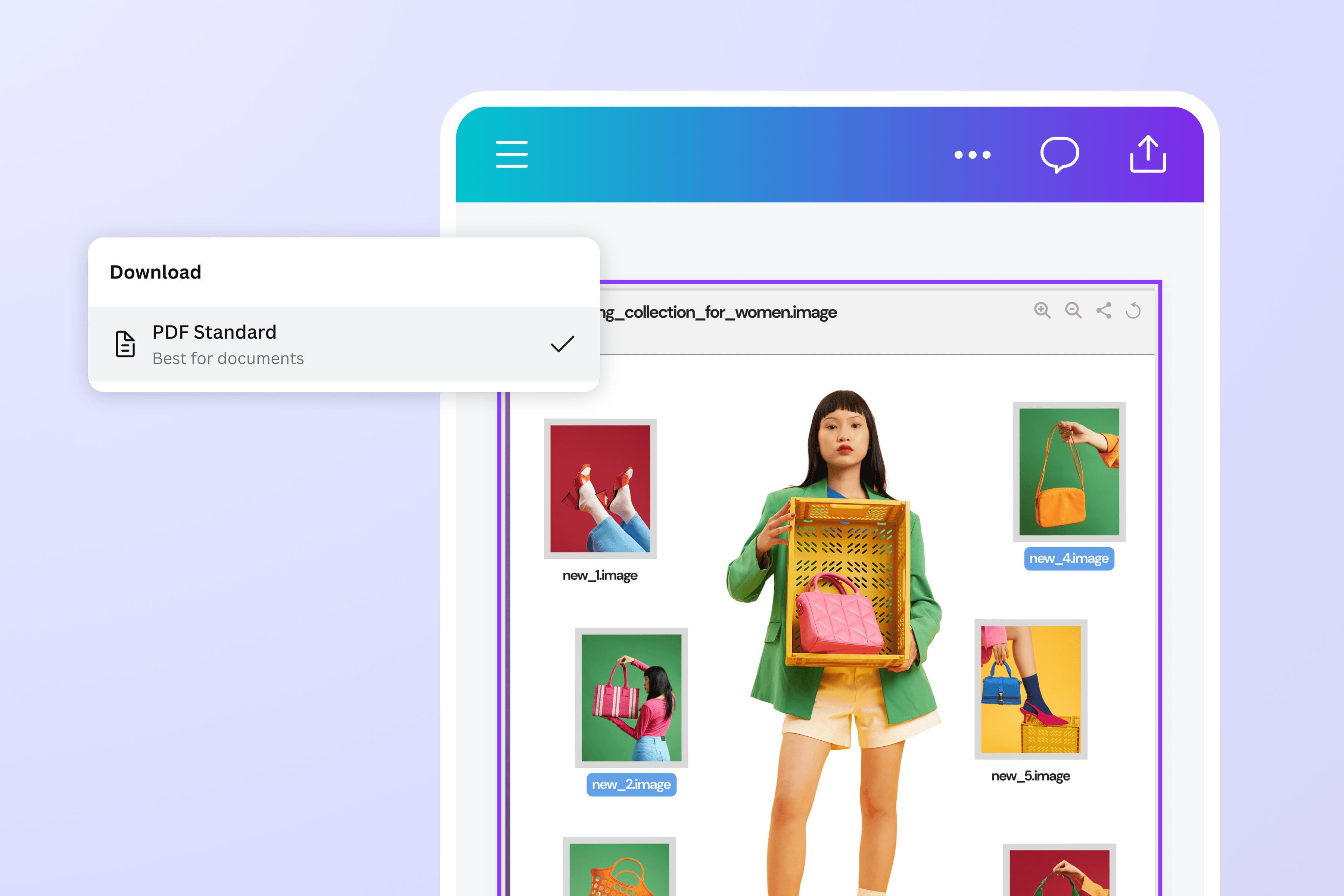 Quickly convert web images into editable PDFs