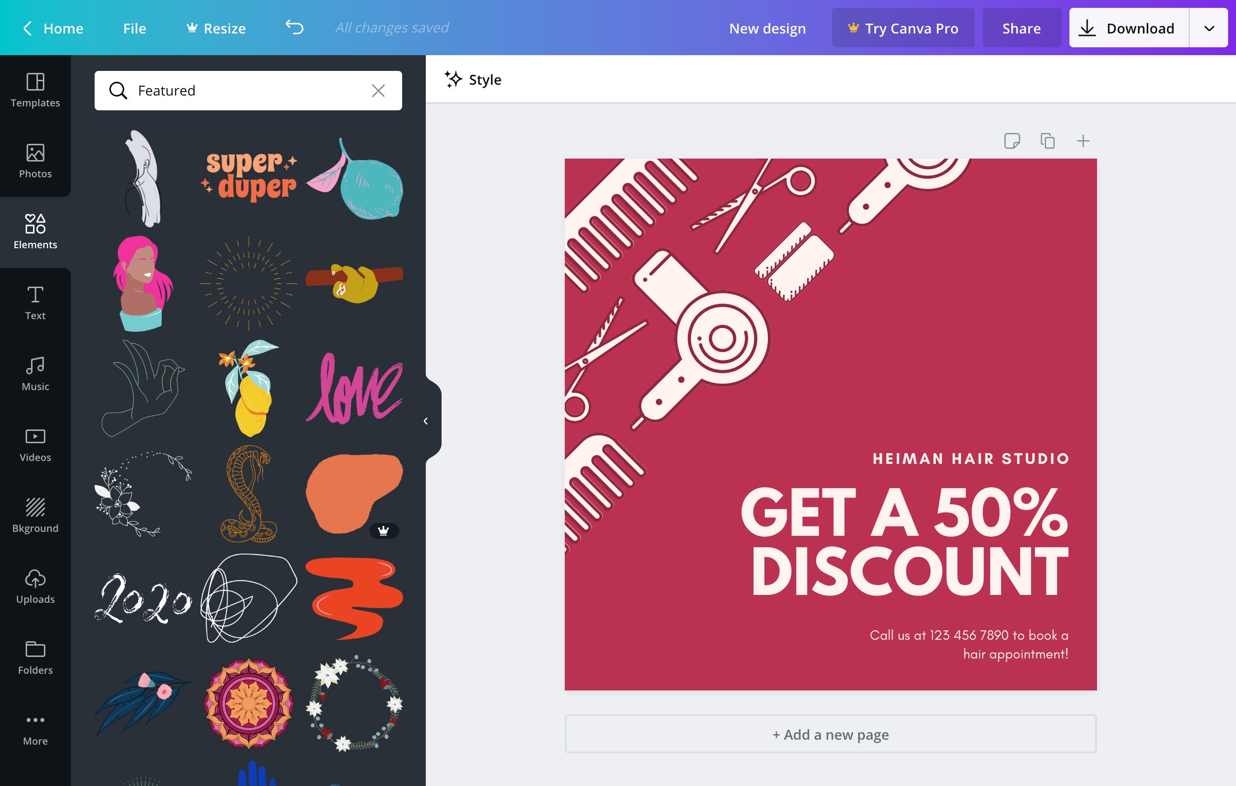 Canva stickers deals