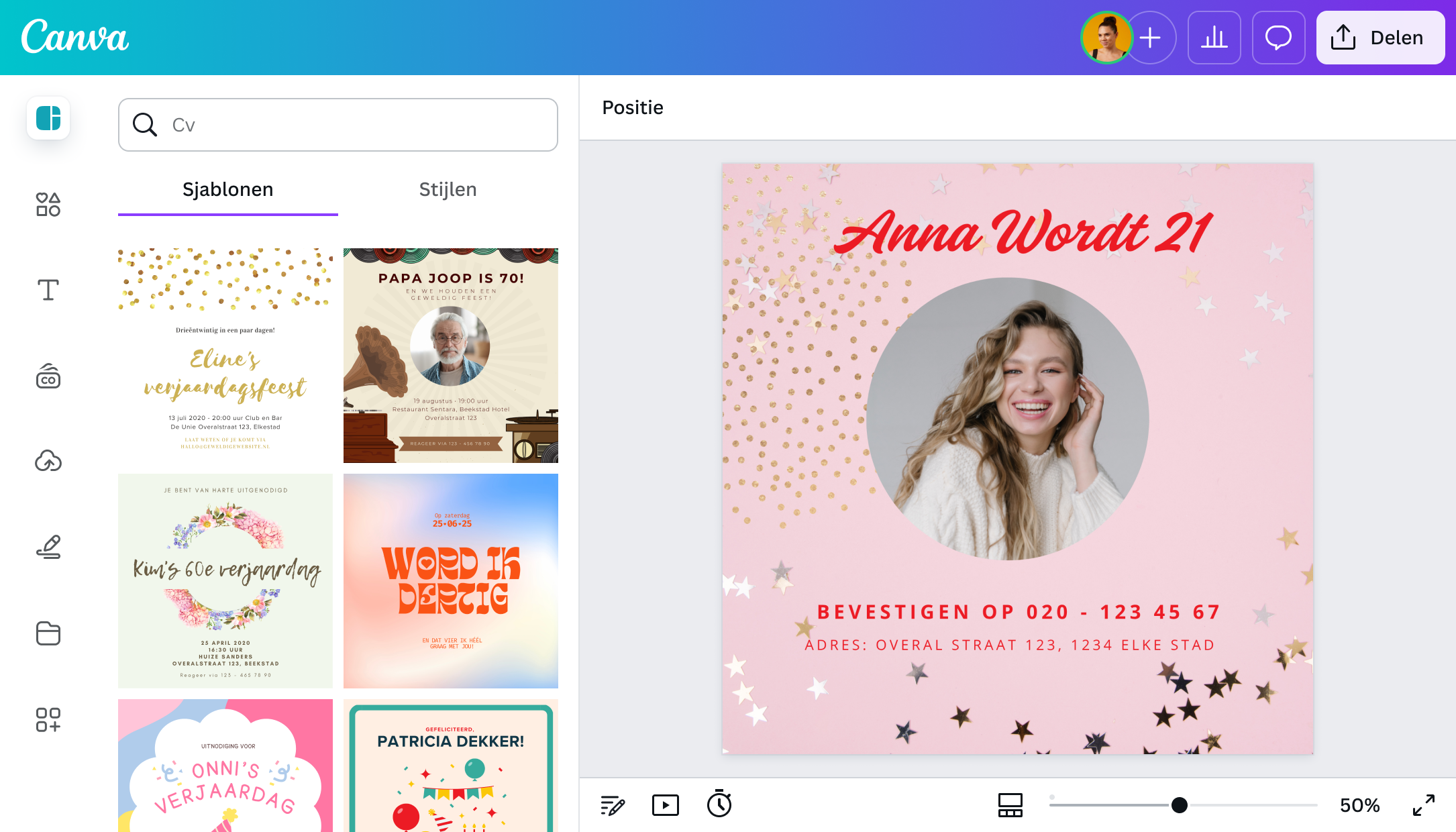 uitnodiging verjaardag - Canva uitnodiging verjaardag - Canva