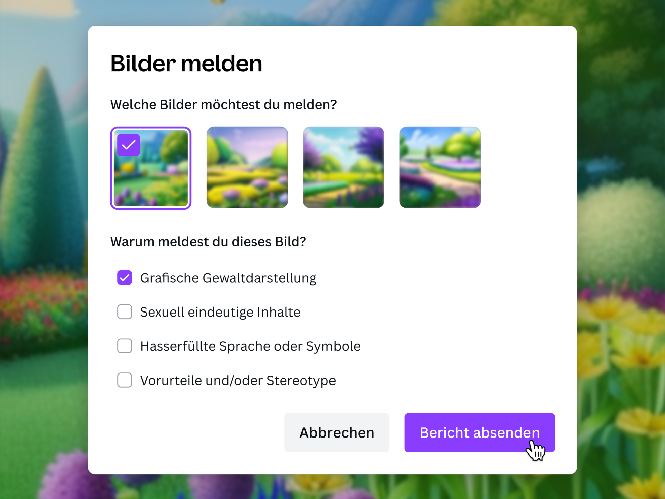 Preview of AI Image Generator's Safety Measures