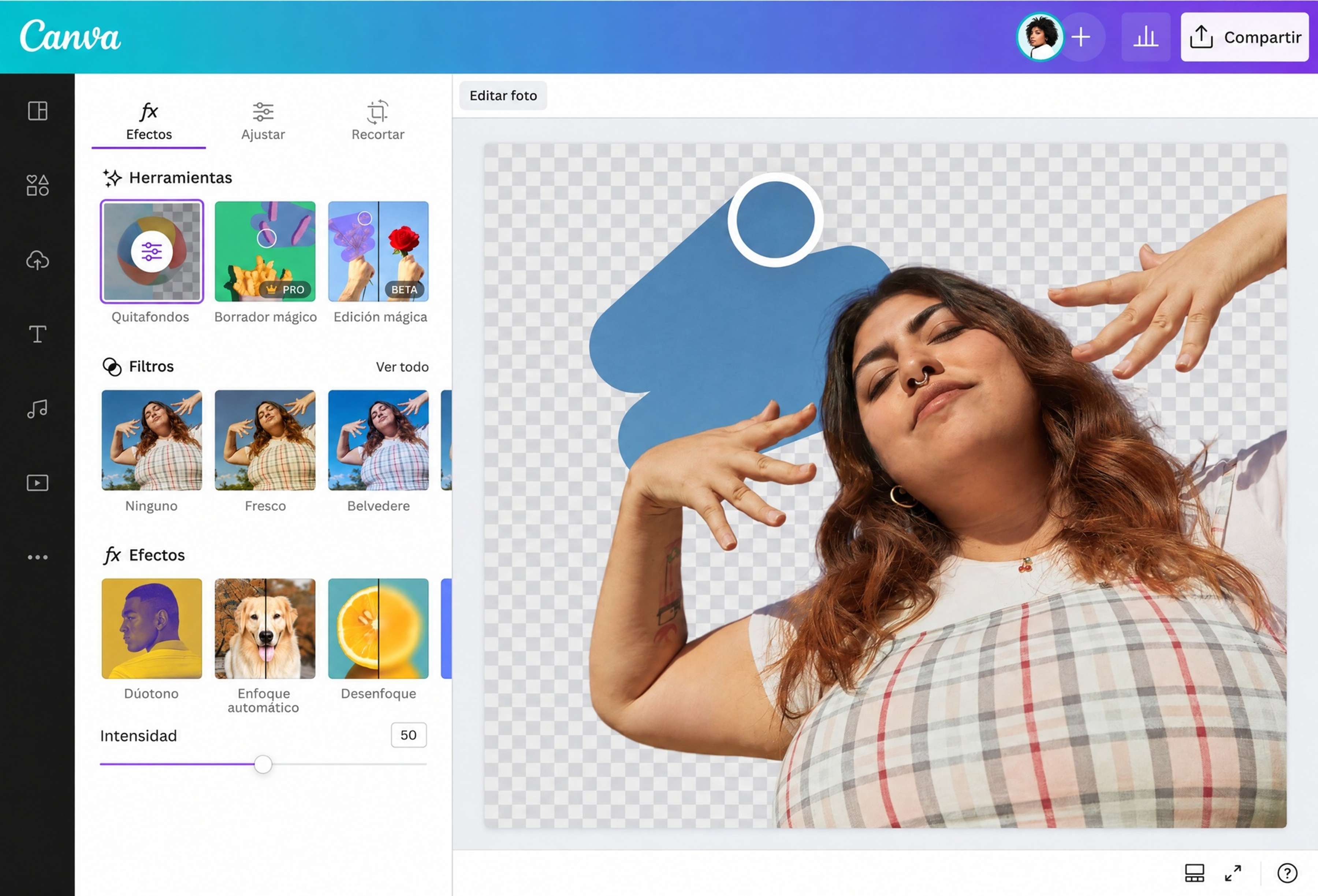 Cómo hacer una imagen transparente