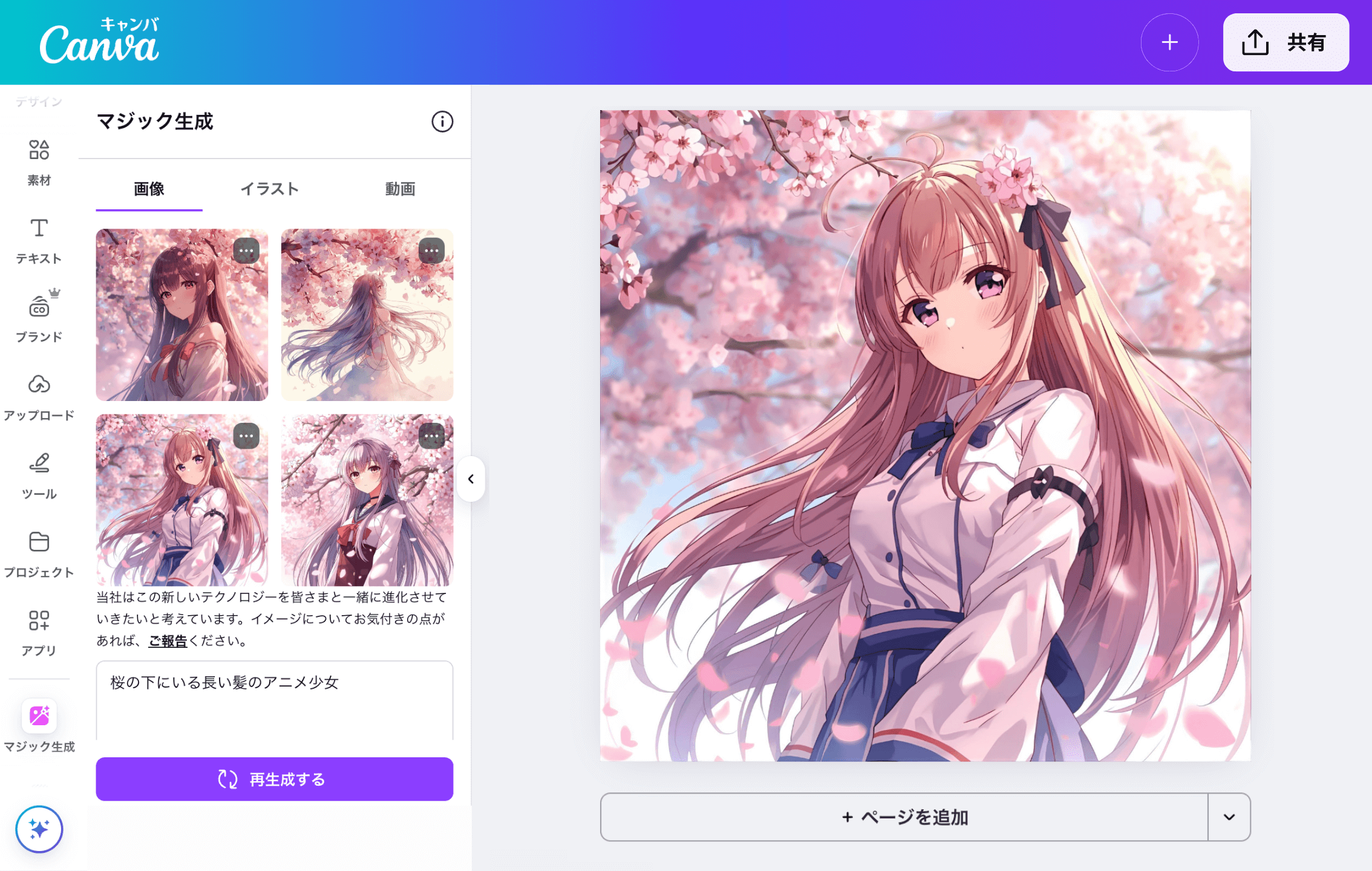 AIアニメ自動生成
