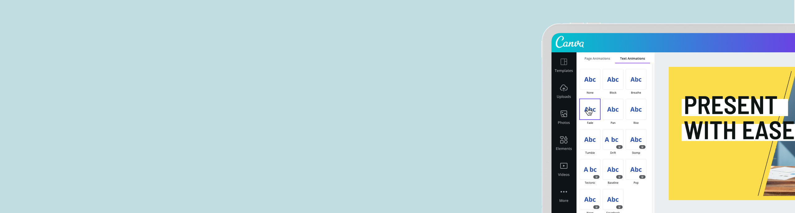Animación de texto - Banner