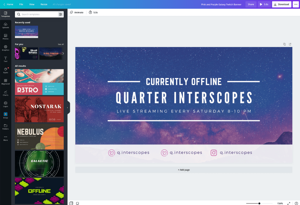 How to make a Twitch banner - Canva How to make a Twitch banner - Canva