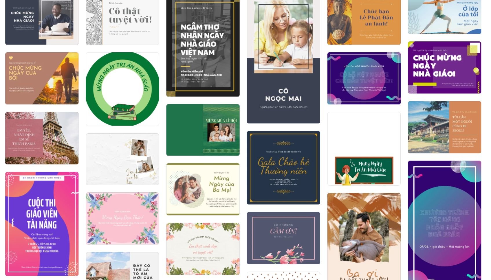 Thiết kế Thiệp 20 10