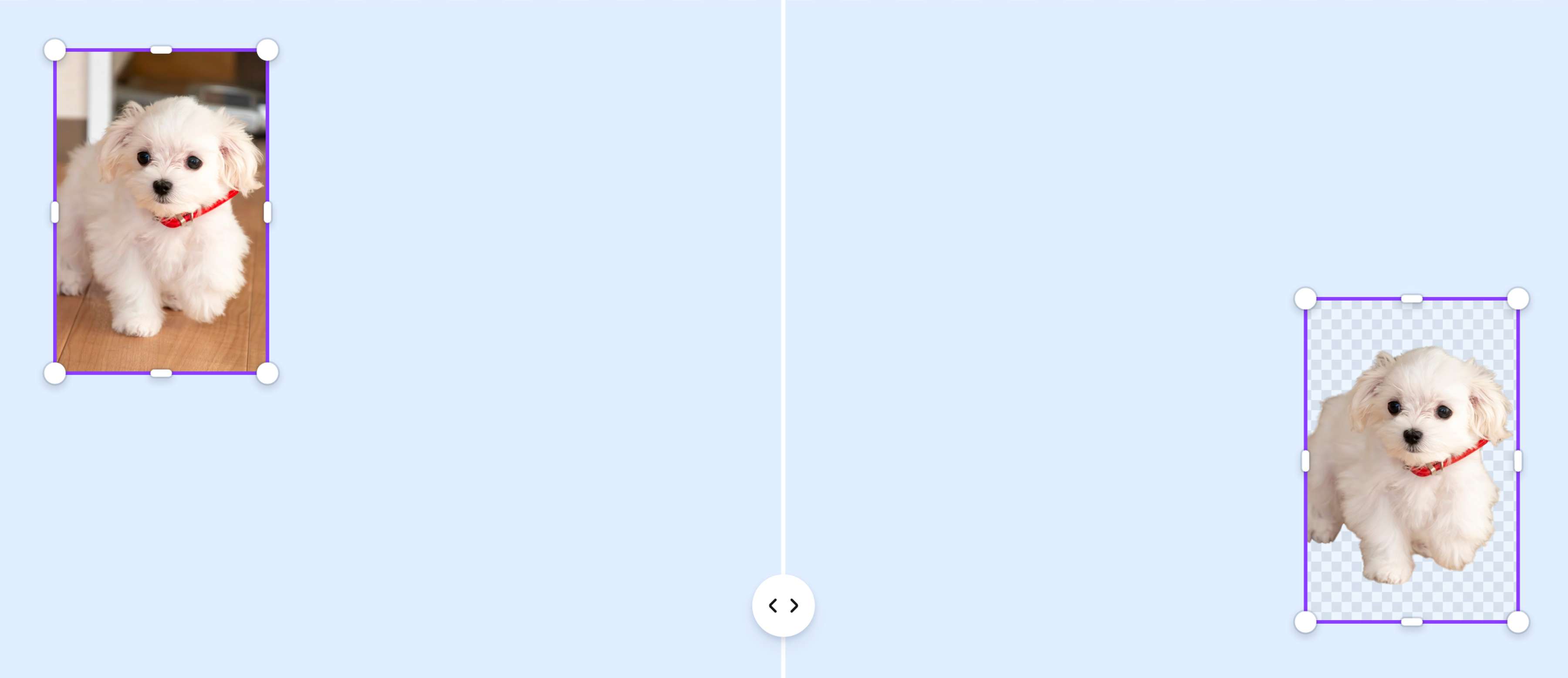 背景透過でデザインを作成