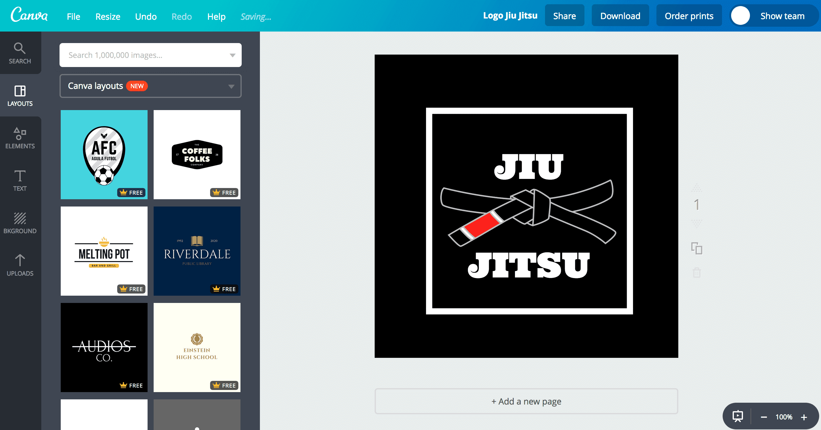 Logo de jiu-jitsu