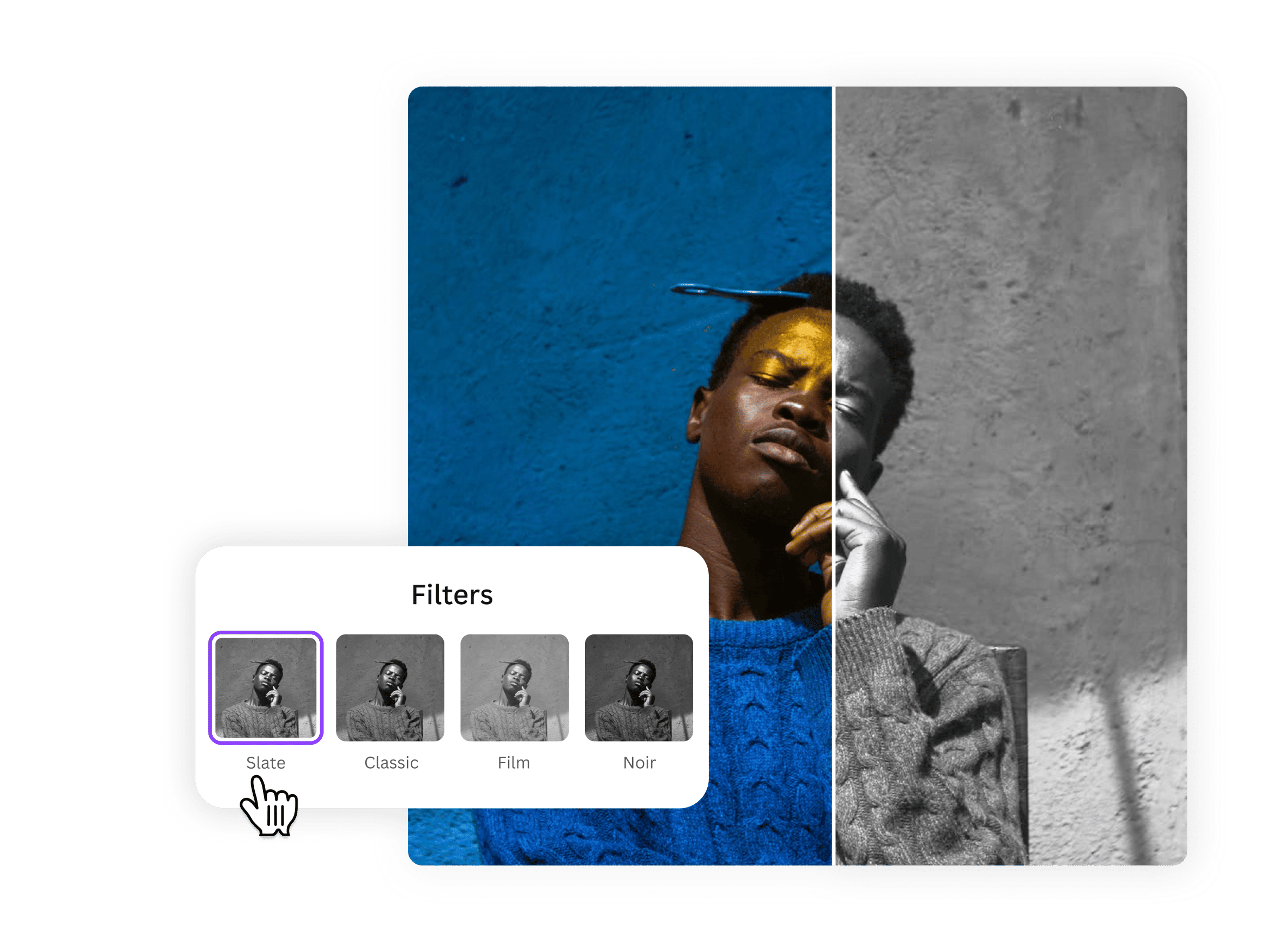 แบนเนอร์ฟีเจอร์ Grayscale Image