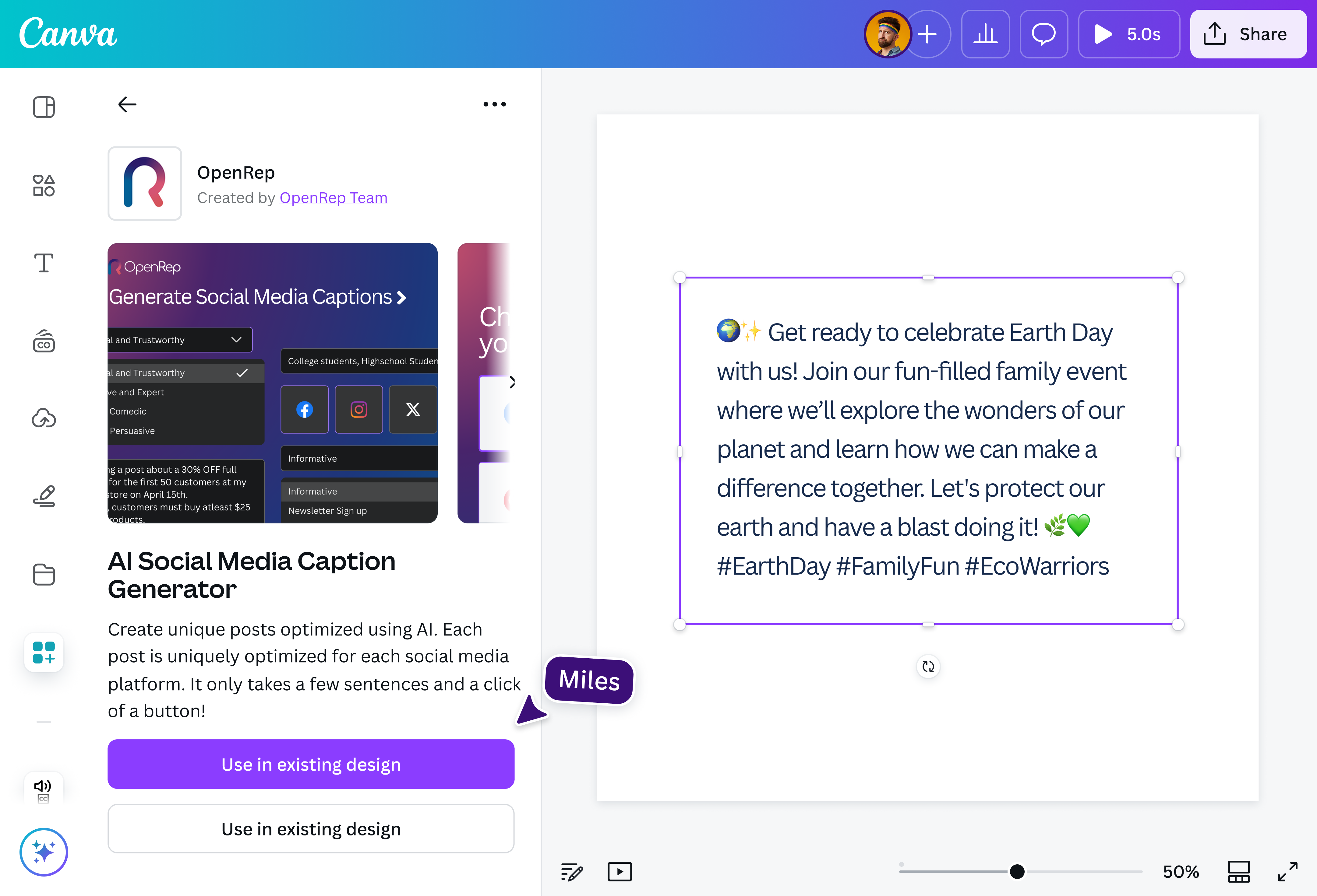 Free AI Social Media Post Generator | Canva