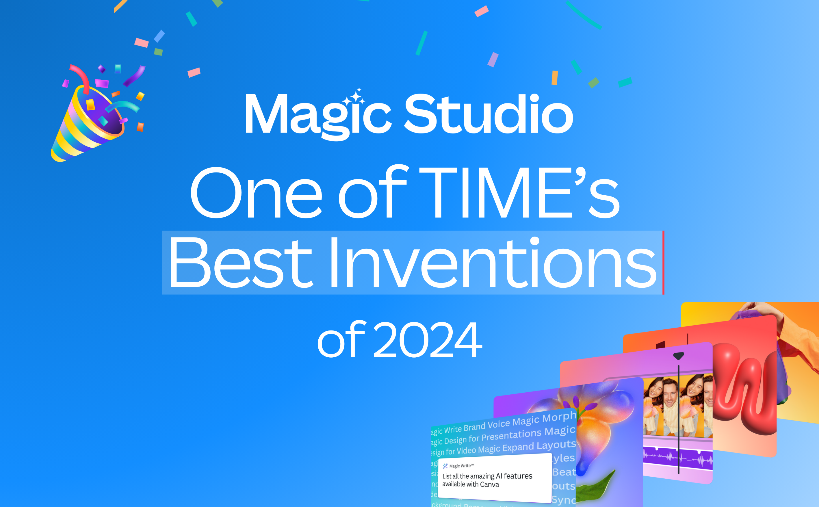 Canva Magic Studio named one of TIME's 2024 Best Inventions