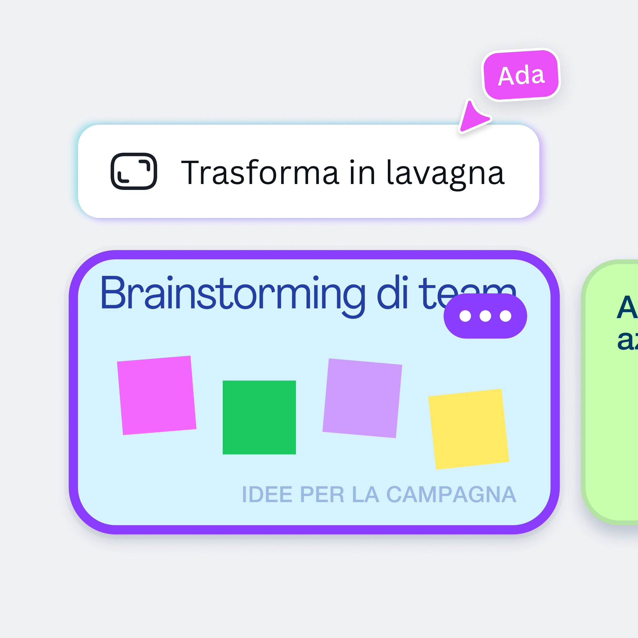 Brainstorm with your team using a whiteboard