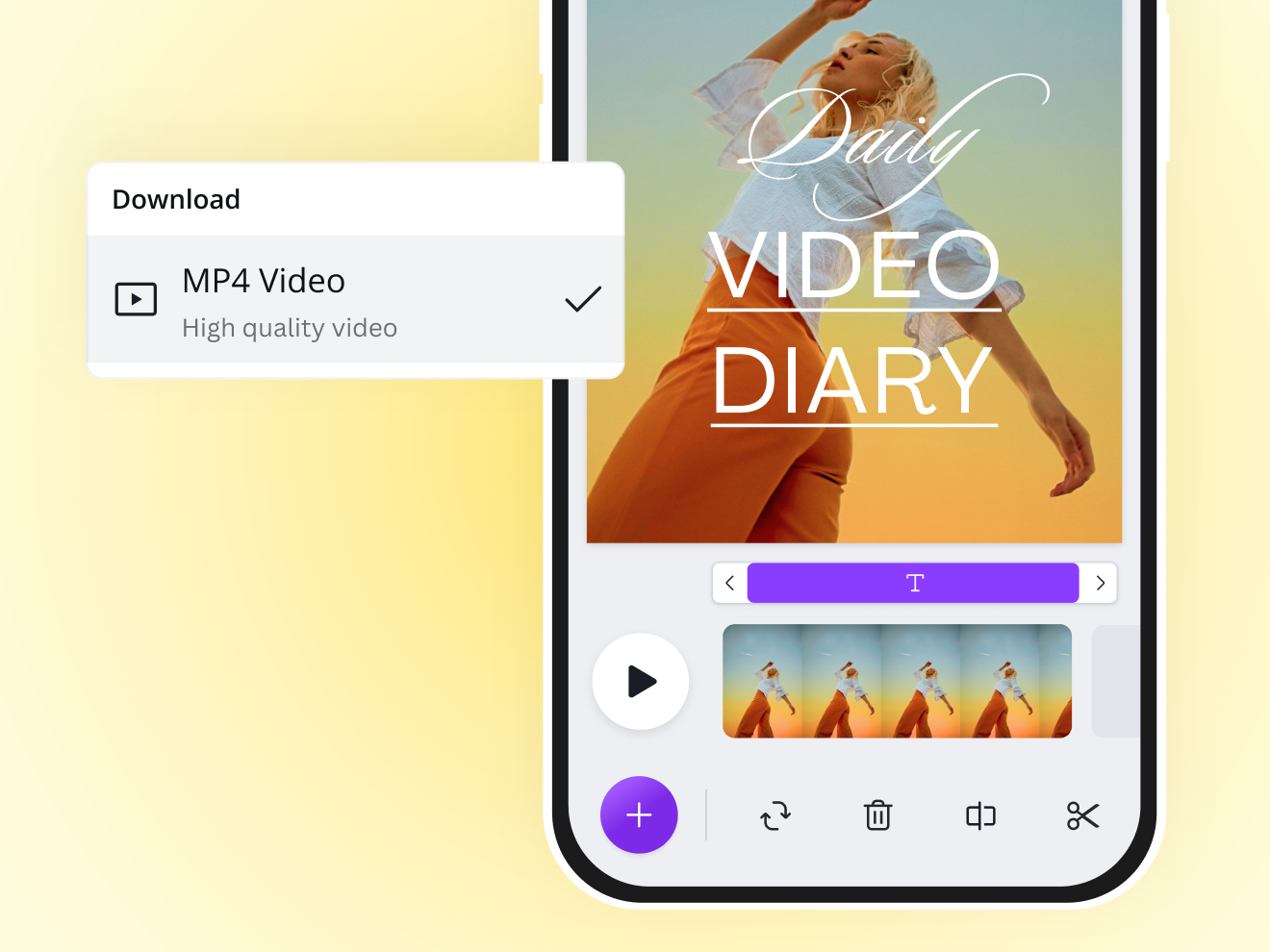 Preview of the Canva dashboard with the Docs tab highlighted