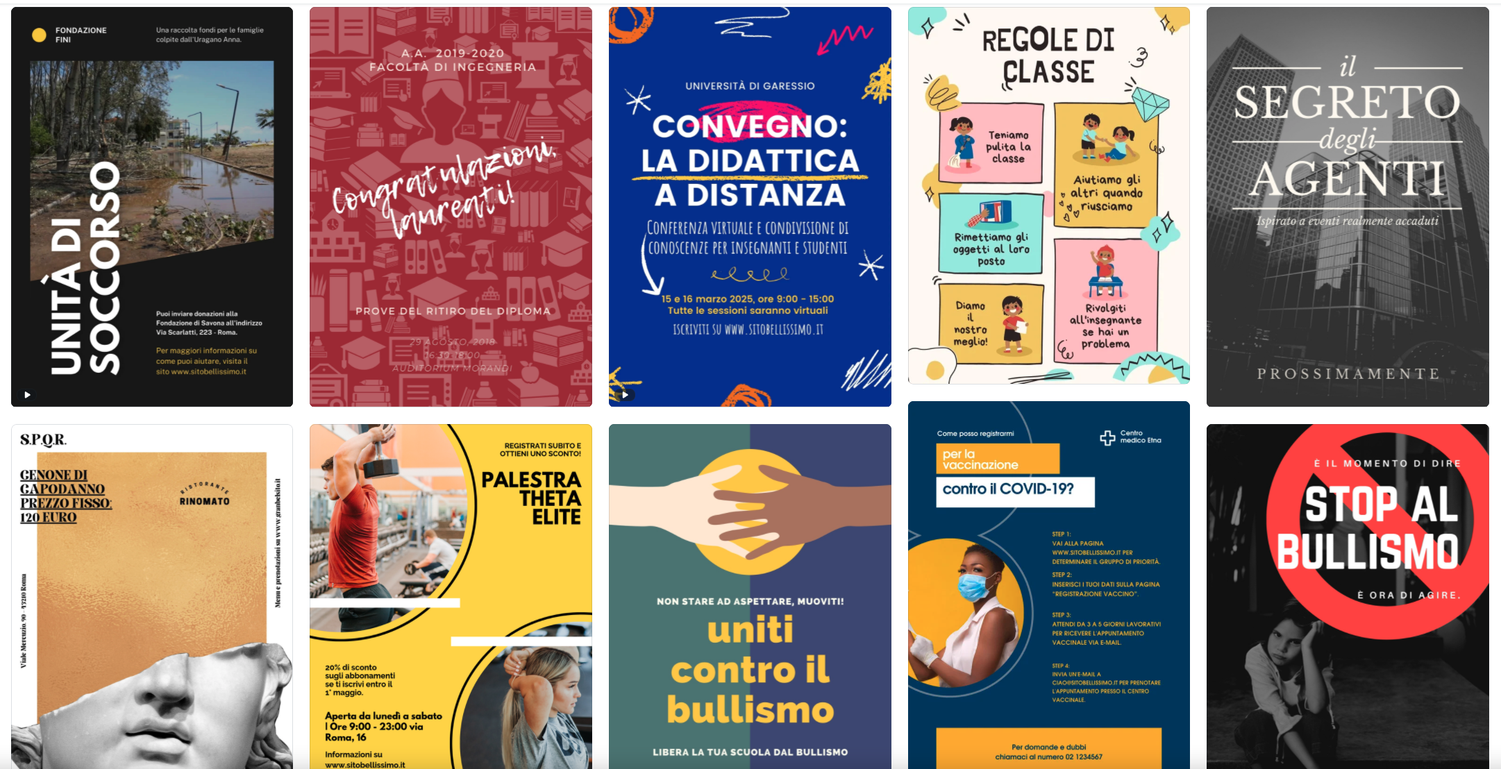 Creare poster e locandine Canva Creare poster online