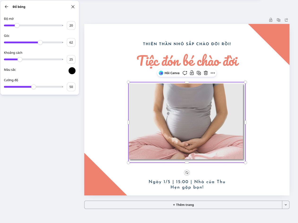 Tạo chiều sâu cho ảnh bằng bóng đổ