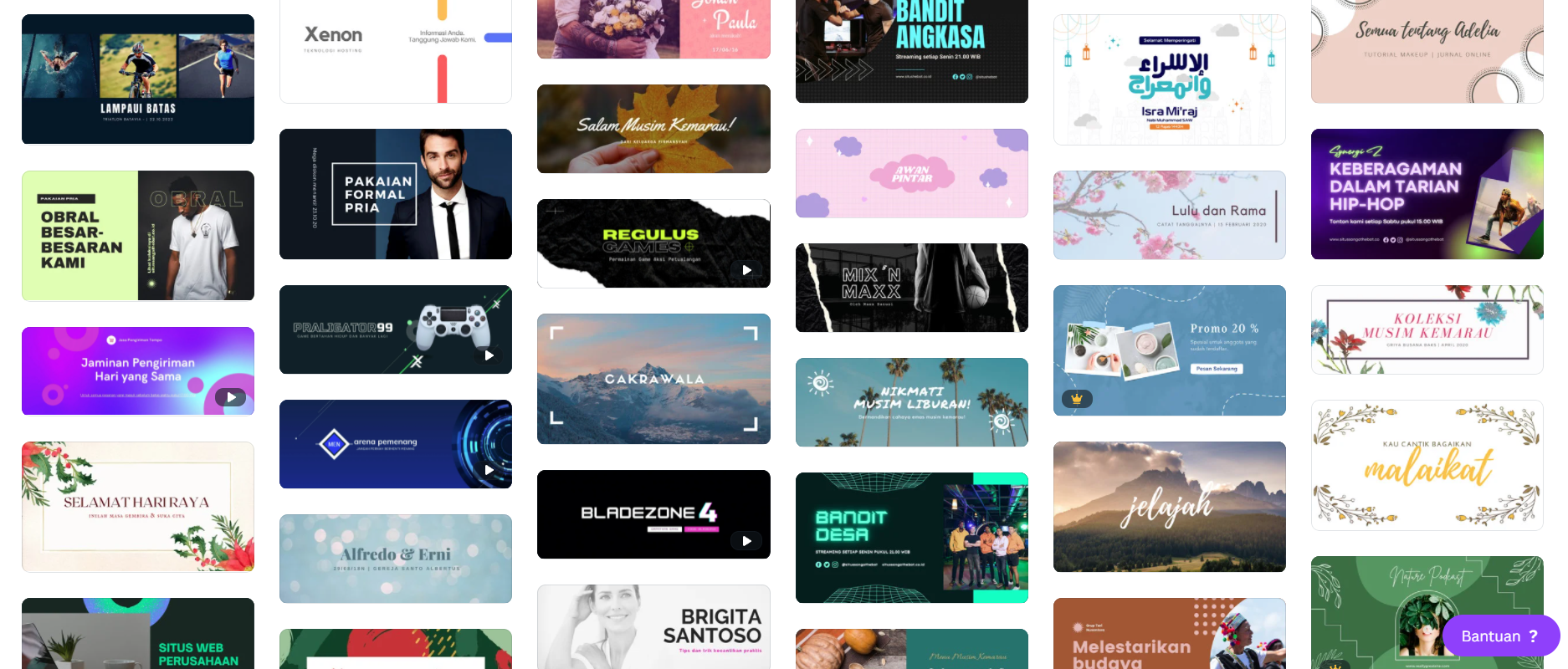 bikin Facebook cover custom di Canva