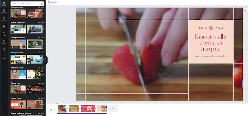 Strumento di creazione video Canva