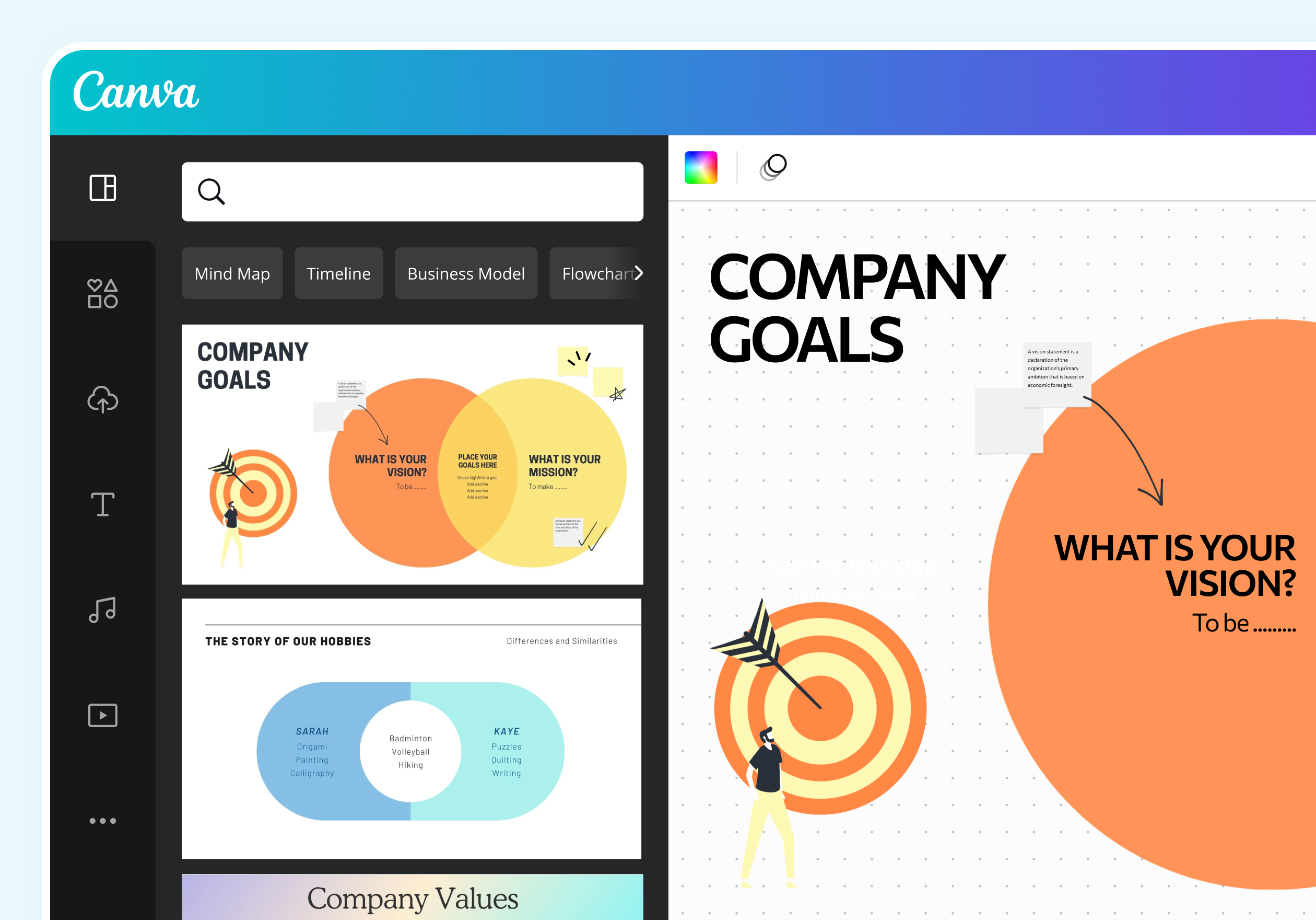 Edit and choose from variety of Venn diagram templates