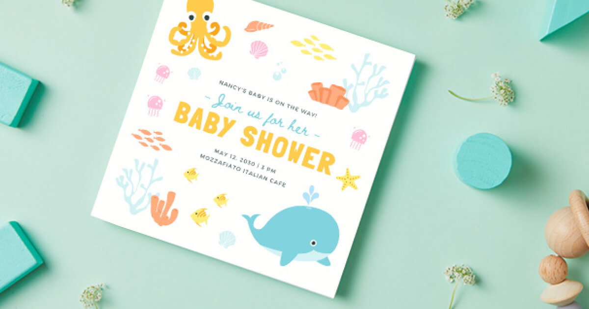 Custom Baby Shower Invitations