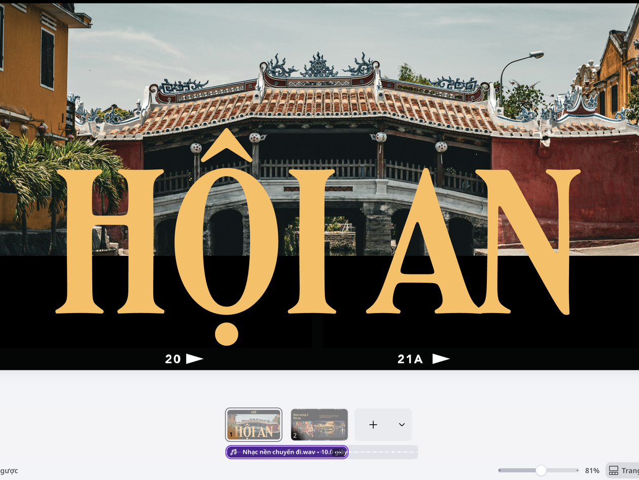Thêm âm thanh để giải thích nội dung trên slide